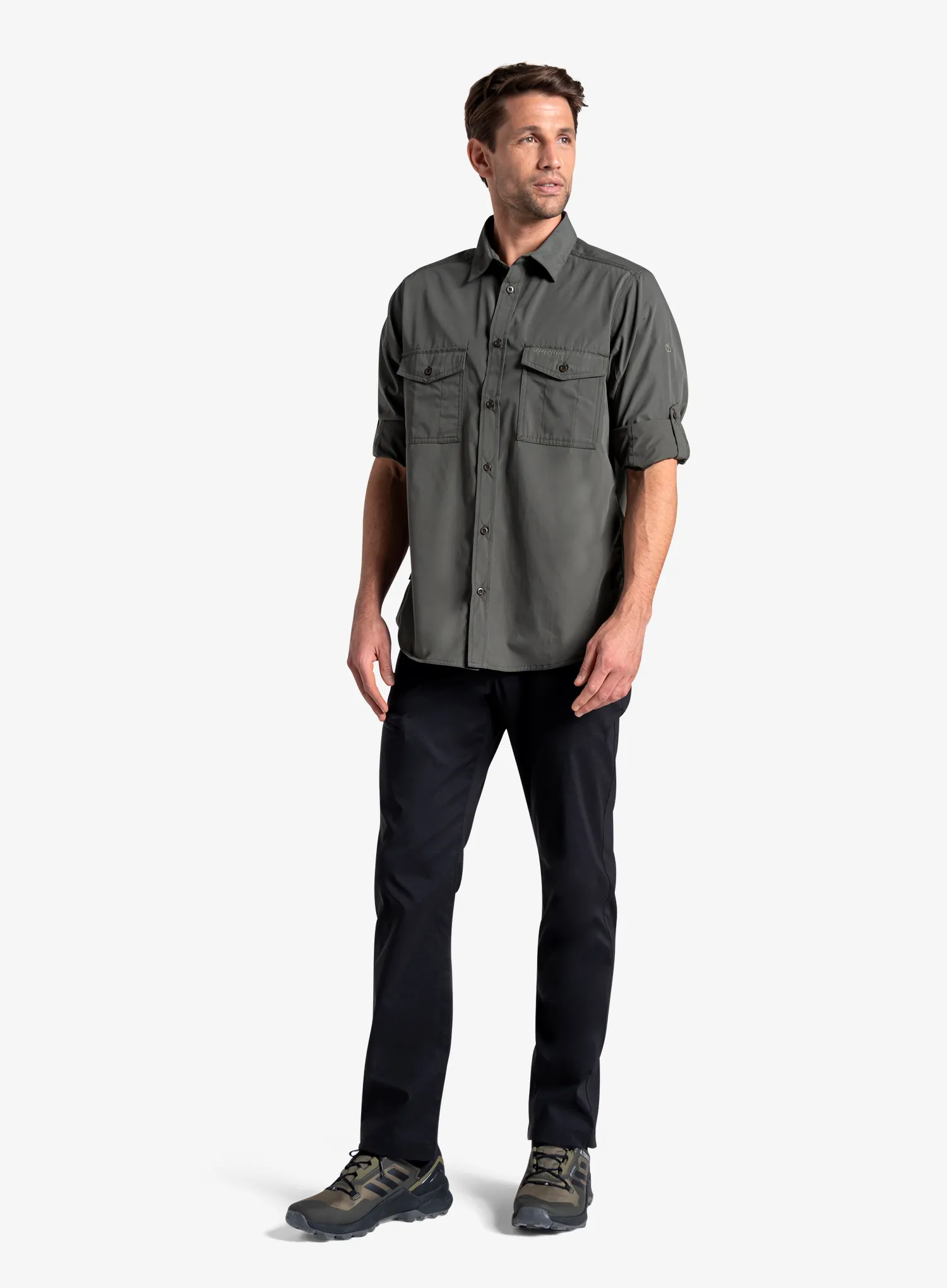 Putna košulja Craghoppers Kiwi II Long Sleeved Shirt - cedar