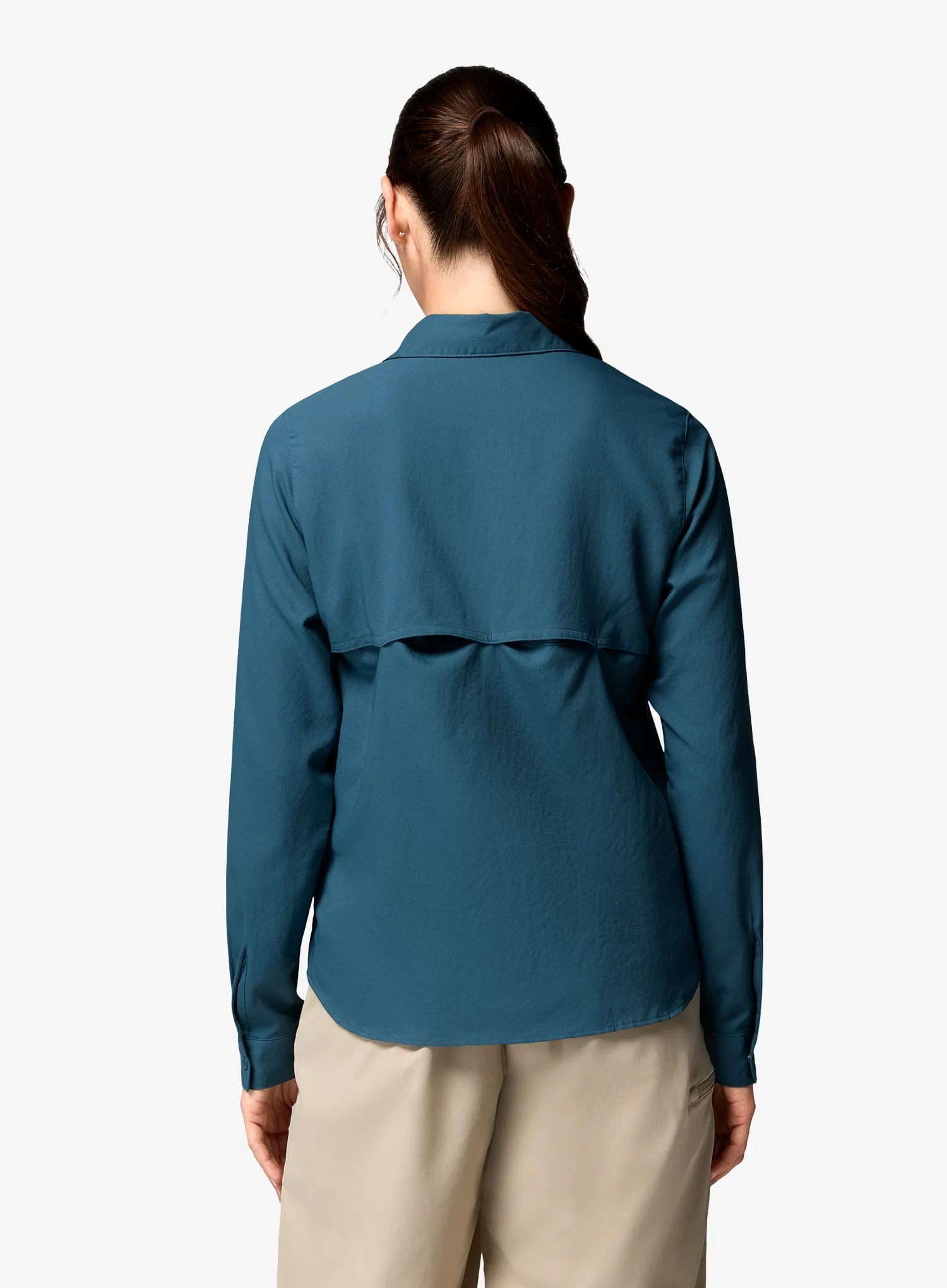 Ženska putna košulja Columbia Silver Ridge Utility II LS Shirt - everblue