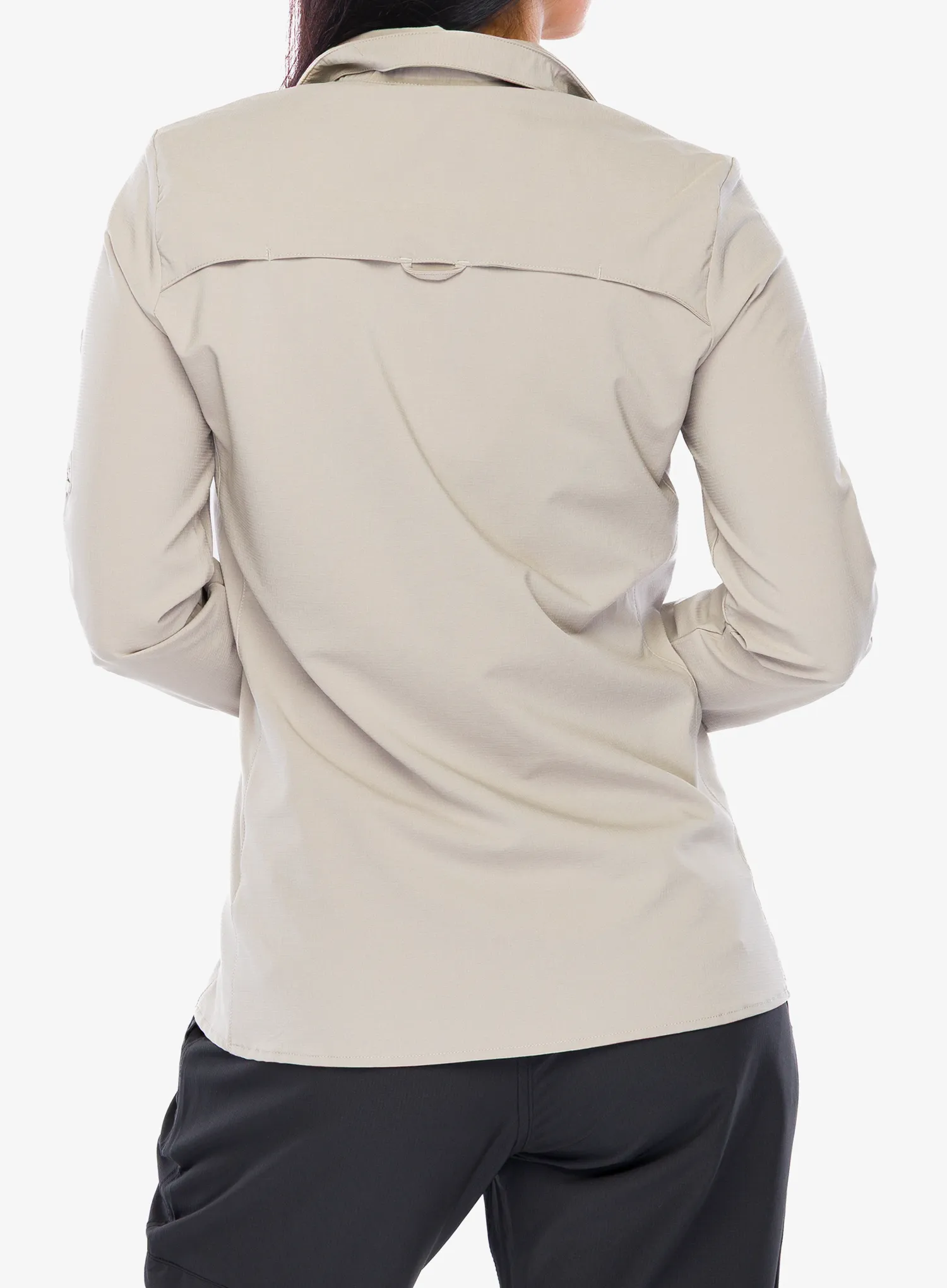 Ženska putna košulja Craghoppers NosiLife Pro LS Shirt III - soft mushroom