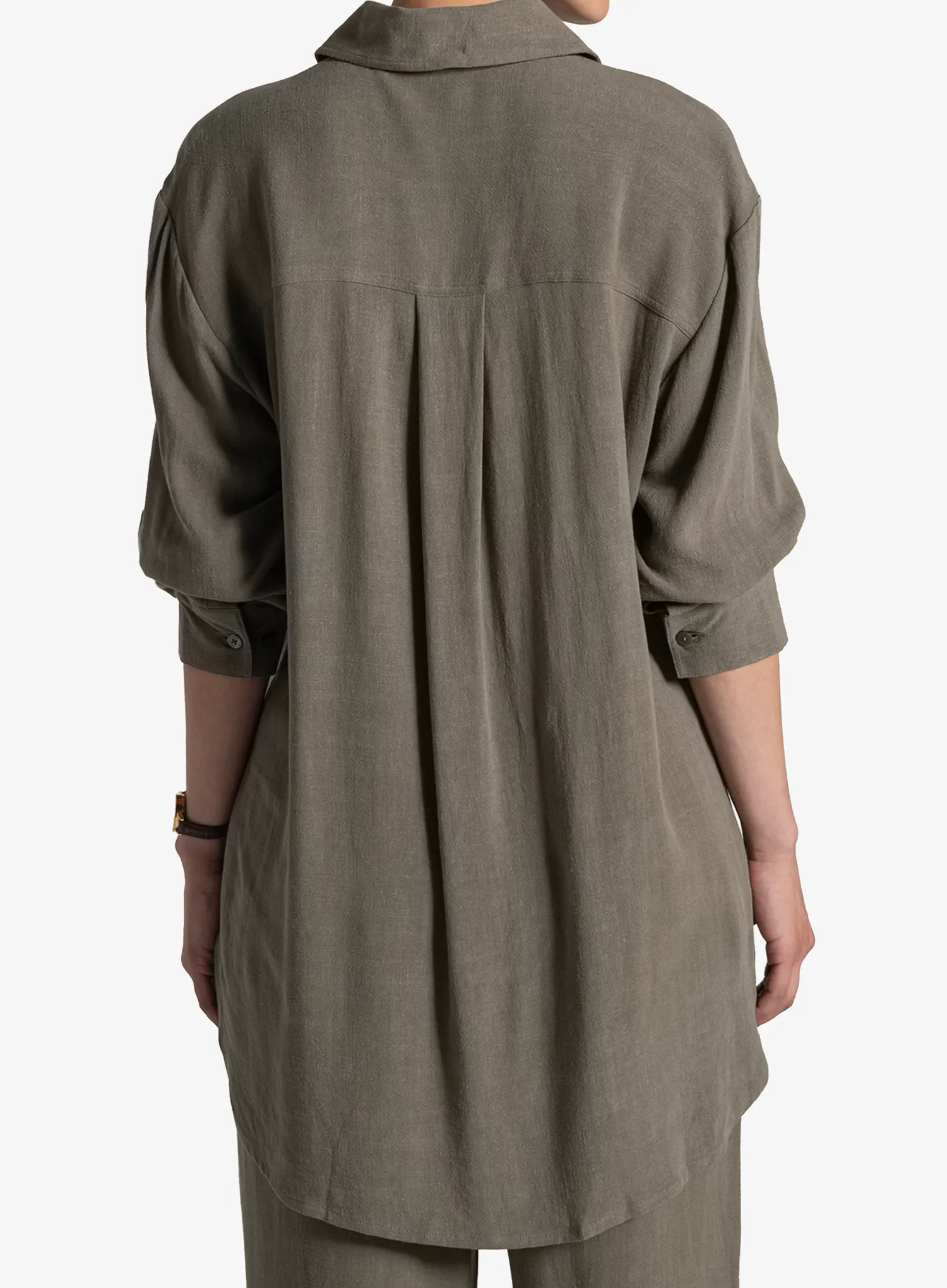 Ženska putna košulja Craghoppers Sabrina Long Sleeved Shirt - wild olive