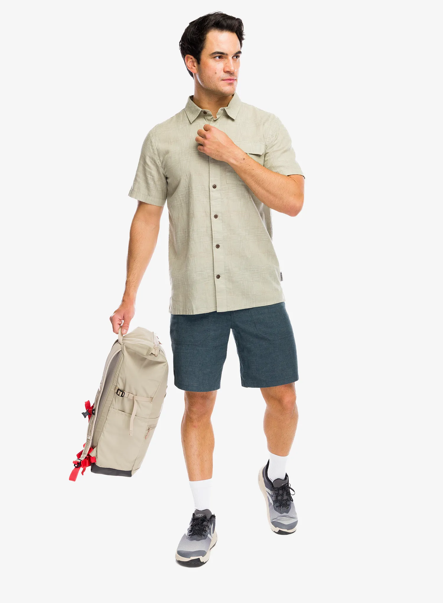 Putna košulja Royal Robbins Hempline Spaced SS - elm