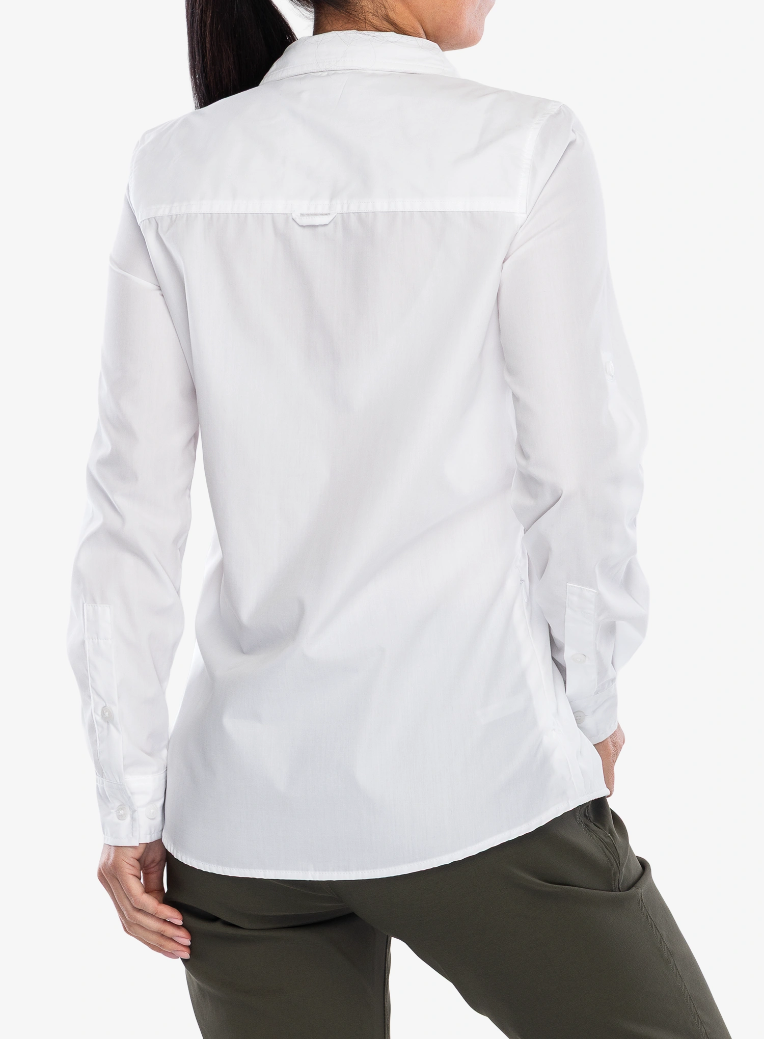 Ženska košulja protiv komaraca Craghoppers Kiwi III Long Sleeved Shirt - white