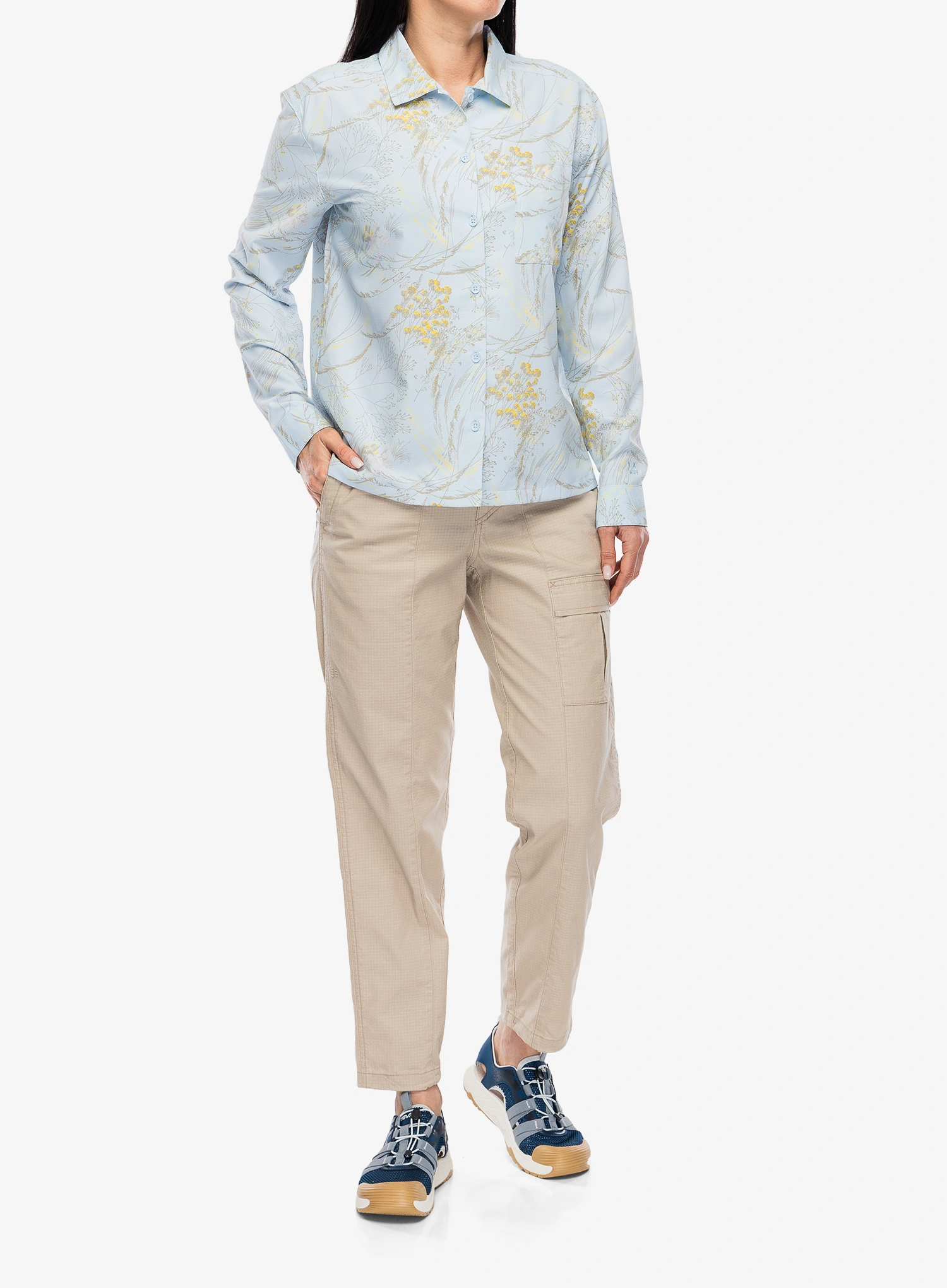 Ženska košulja protiv komaraca Royal Robbins Expedition III L/S - skyway meadow pt