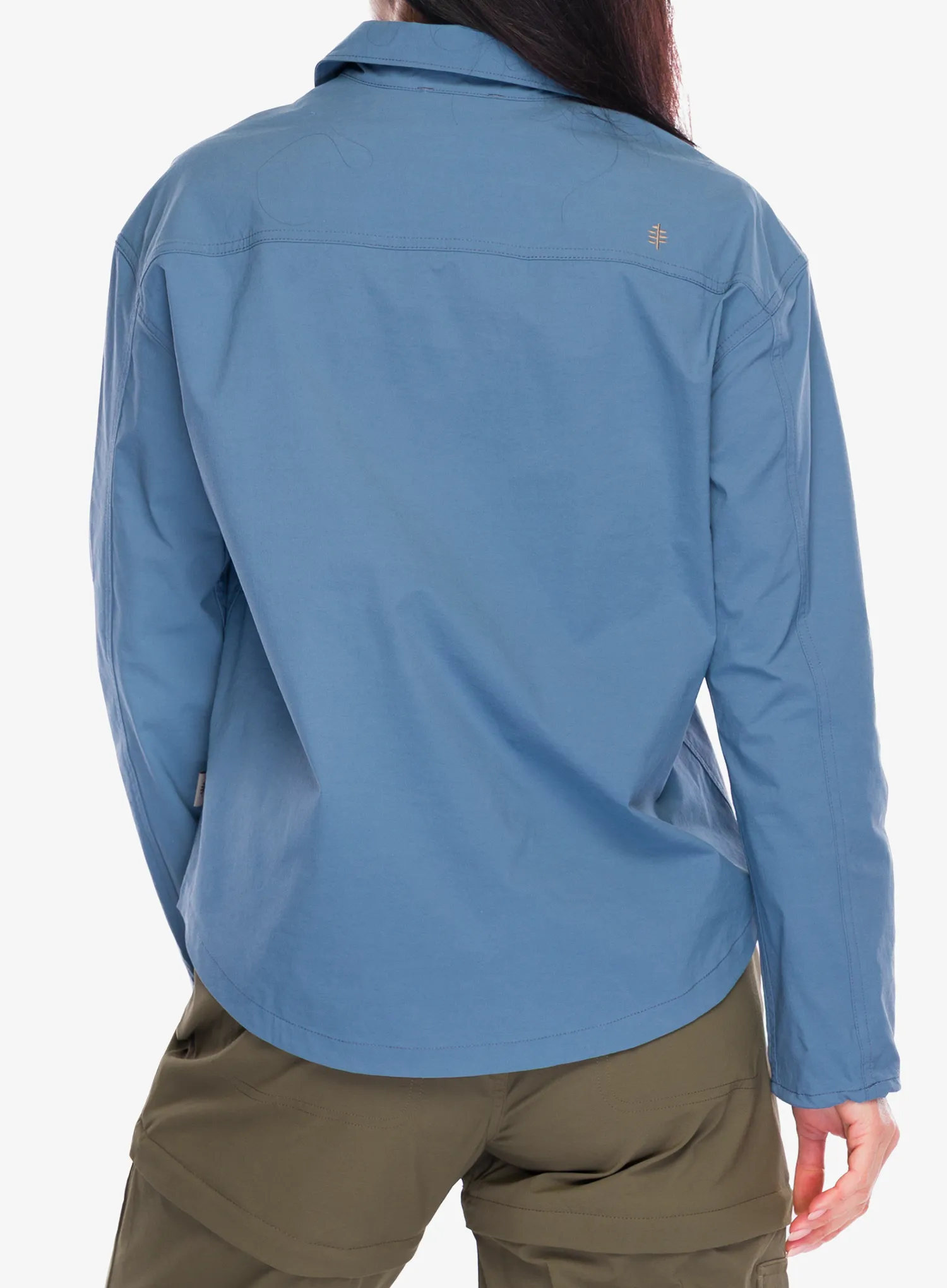 Ženska košulja protiv komaraca Royal Robbins Wilder Shirt L/S - sea