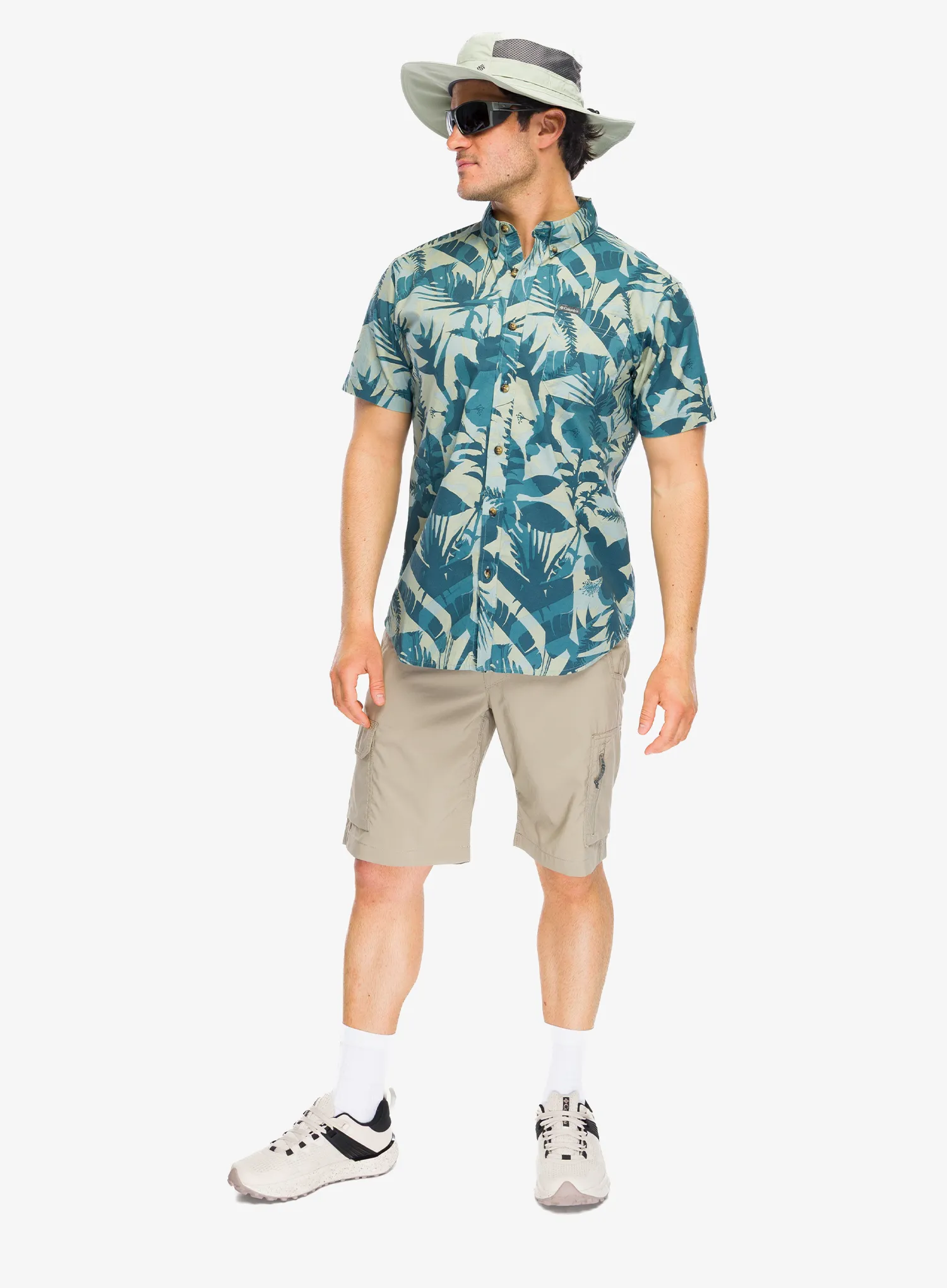 Planinarska košulja Columbia Rapid Rivers Printed Short Sleeve Shirt - everblue/botaniflage