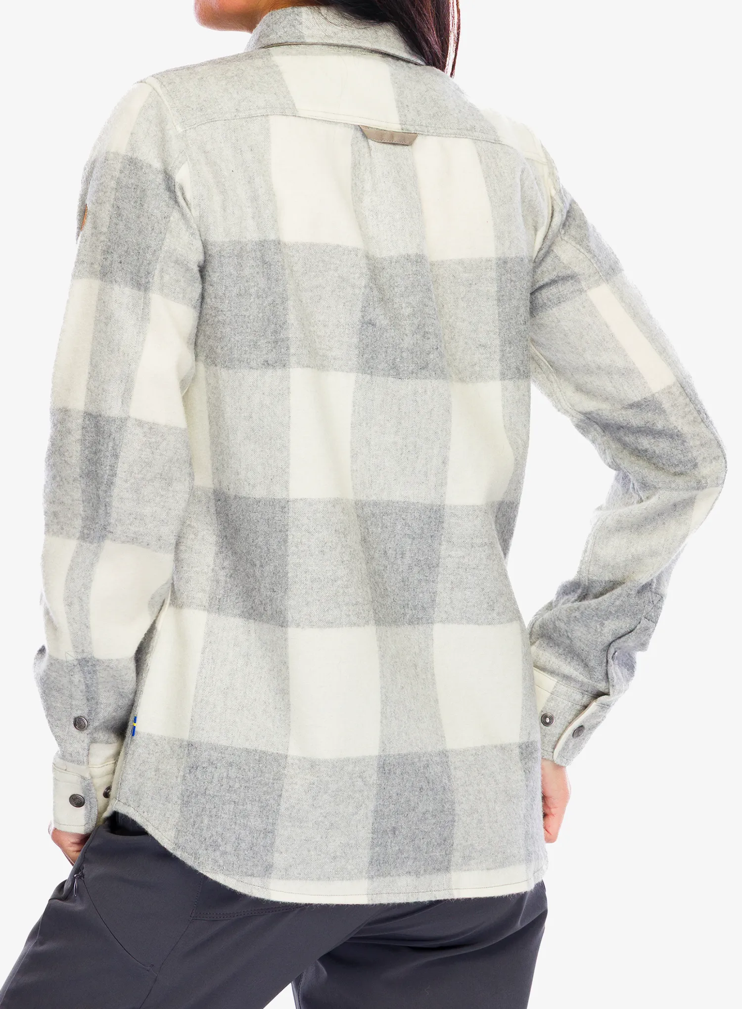 Ženska planinarska košulja Fjallraven Canada Shirt - fog/chalk white