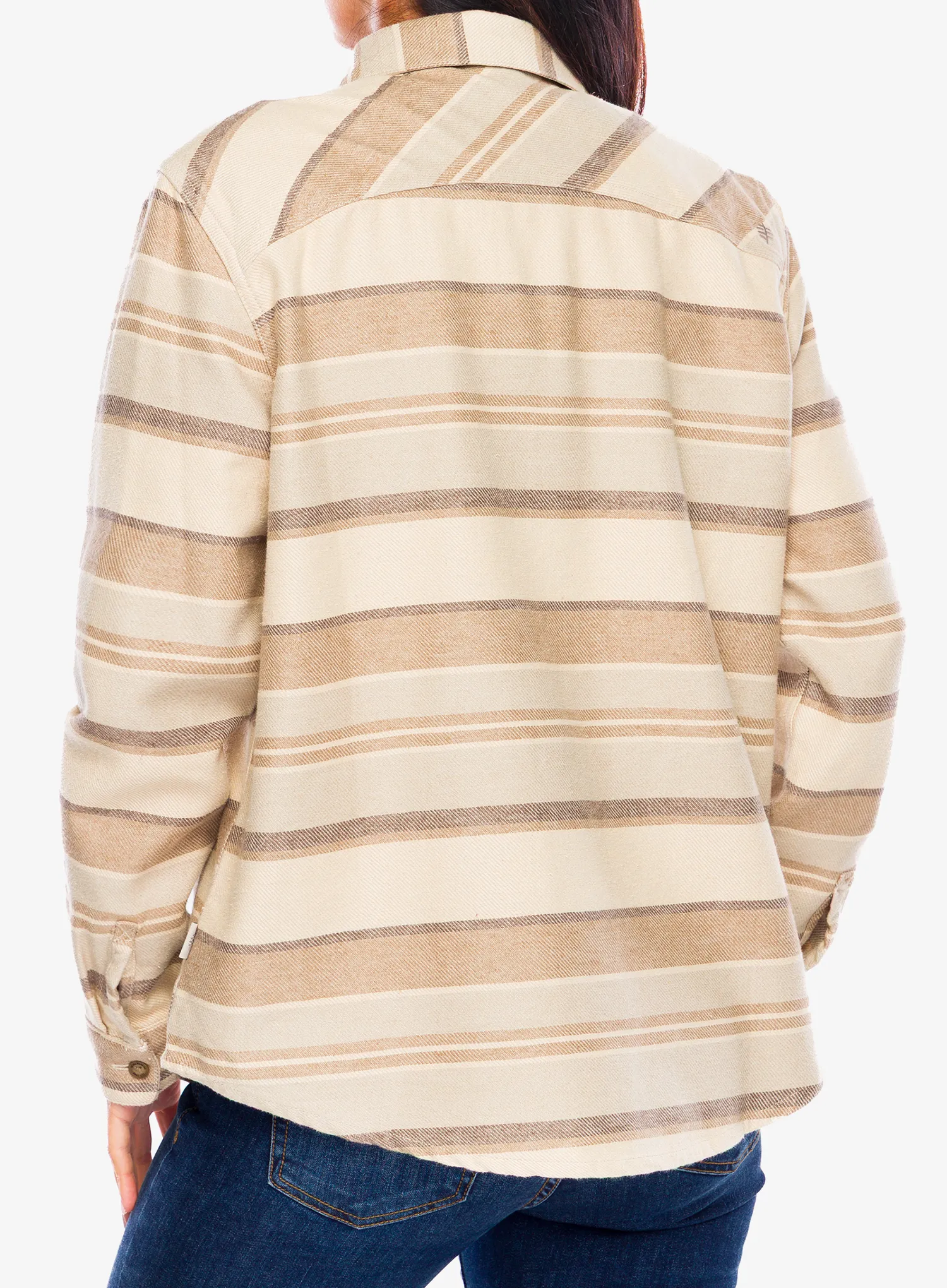 Ženska planinarska košulja Royal Robbins Clouds Rest Hemp LS - chalk pacific crest str