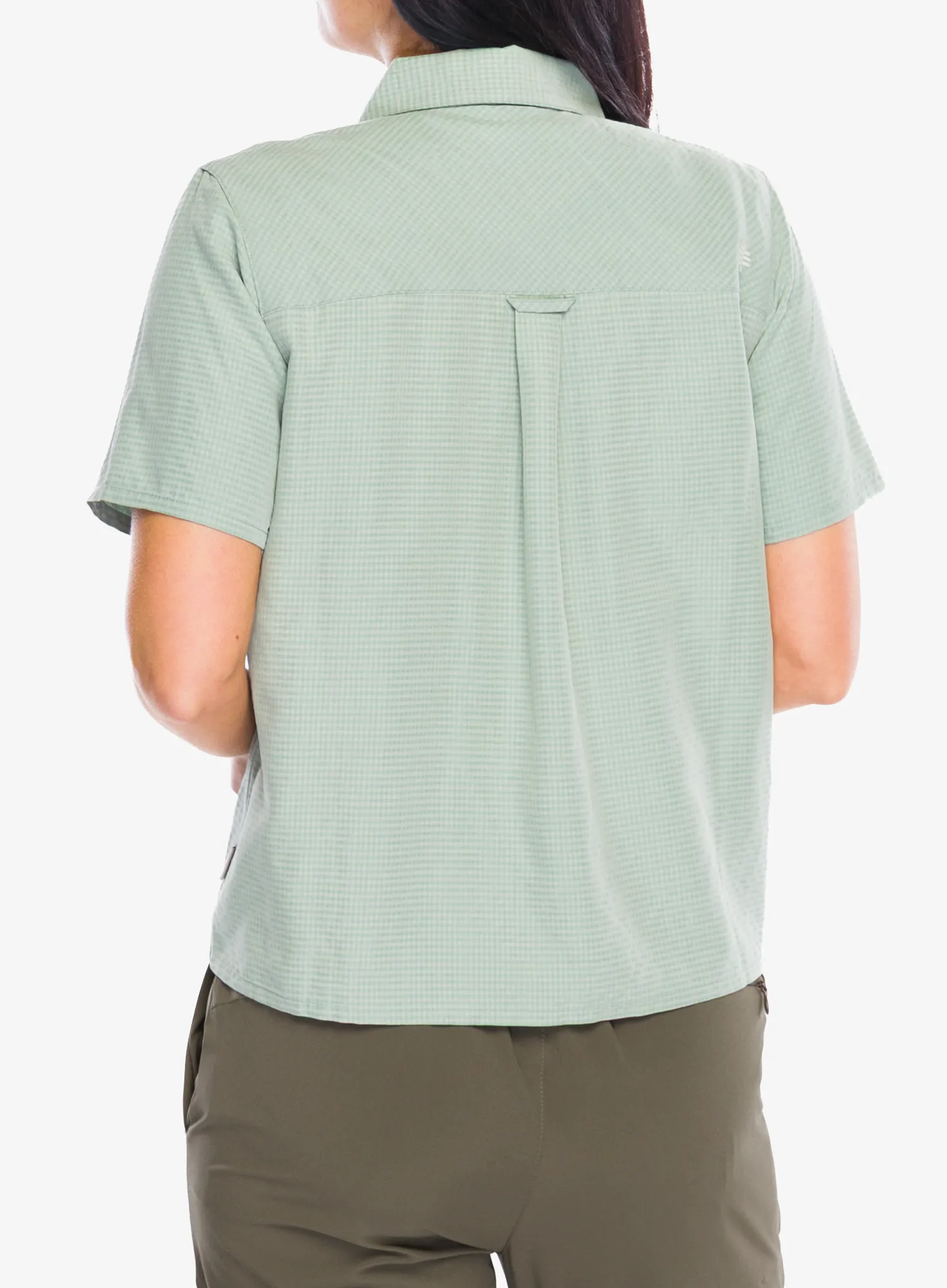 Ženska planinarska košulja Royal Robbins Desert Pucker S/S - sage leaf