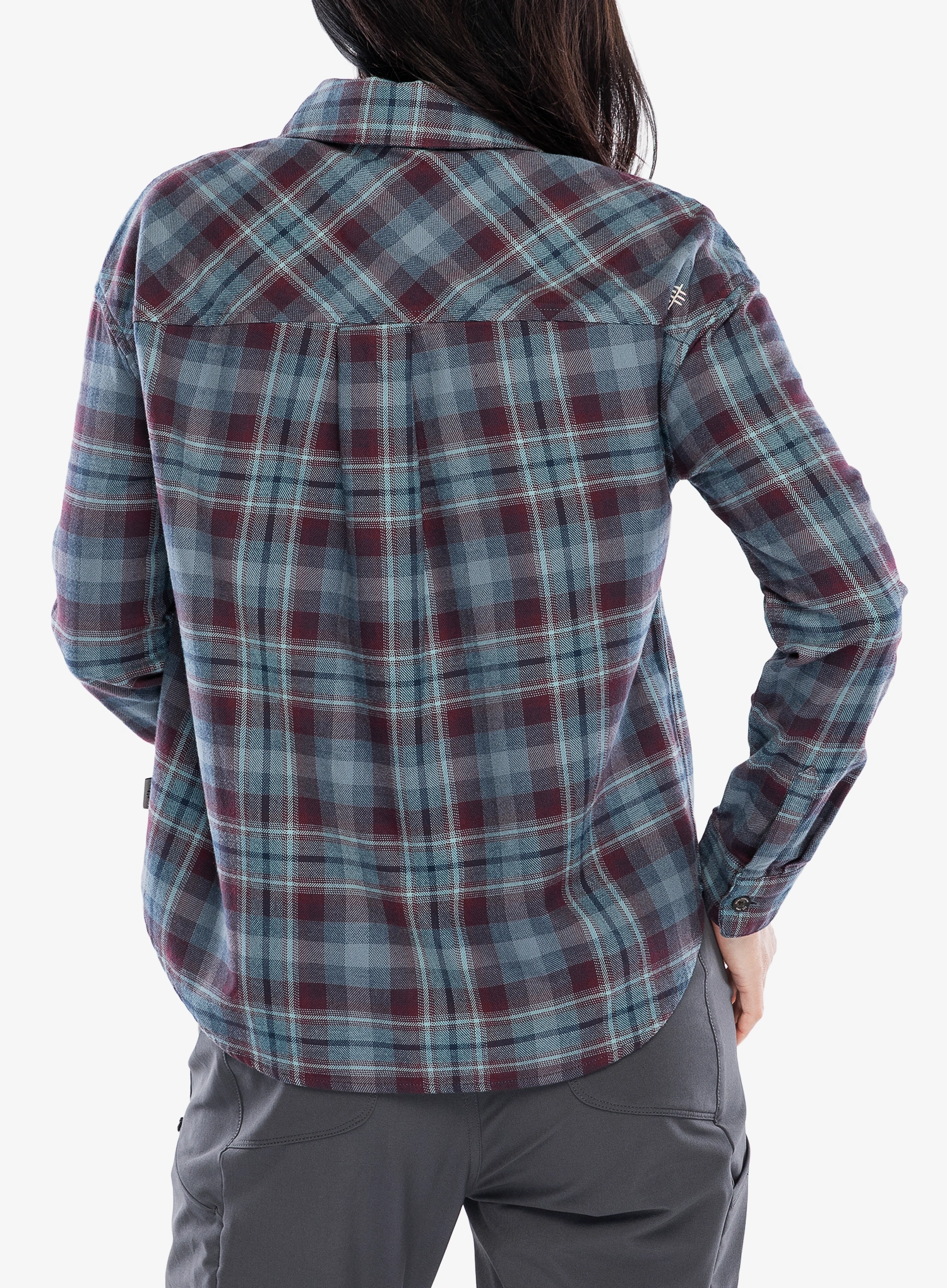Ženska planinarska košulja Royal Robbins Lieback Overshirt - deep blue dipsea pld
