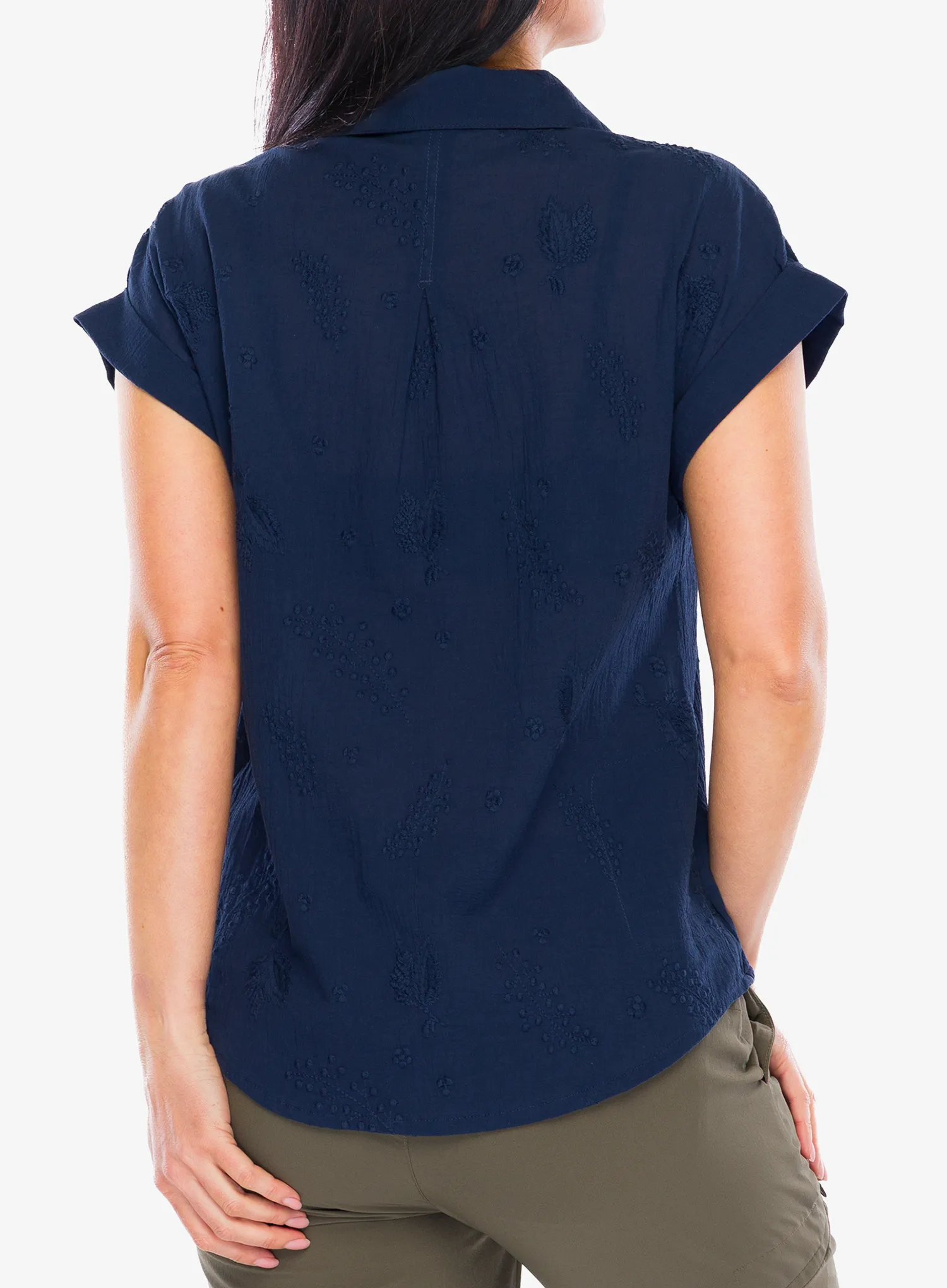 Ženska planinarska košulja Royal Robbins Oasis S/S - navy