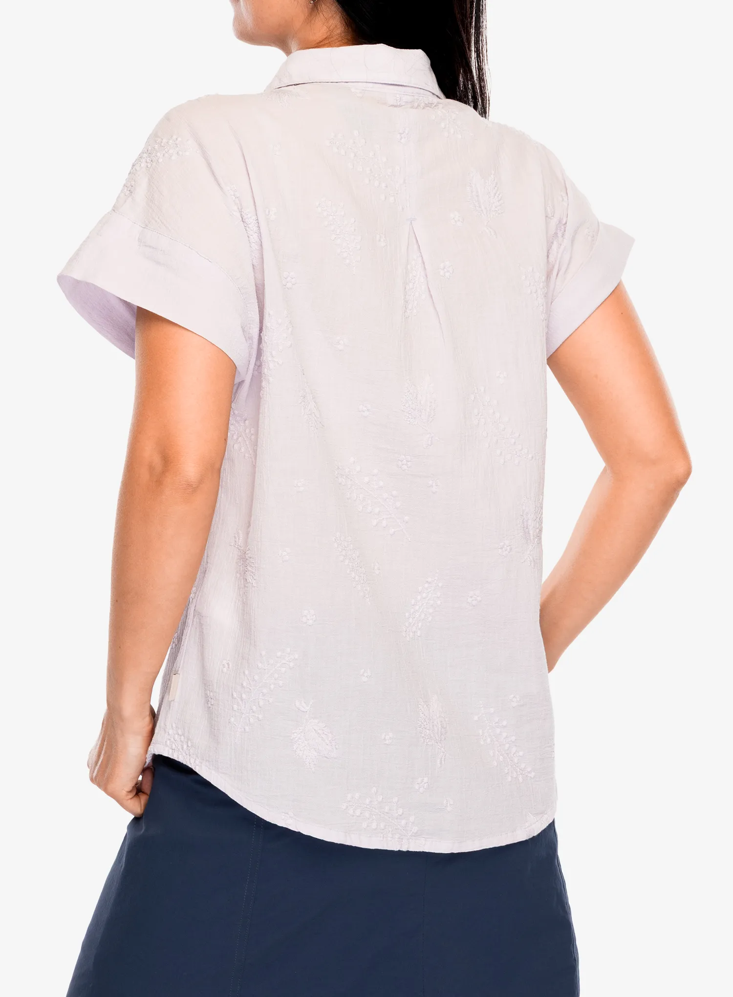 Ženska planinarska košulja Royal Robbins Oasis S/S - thistle