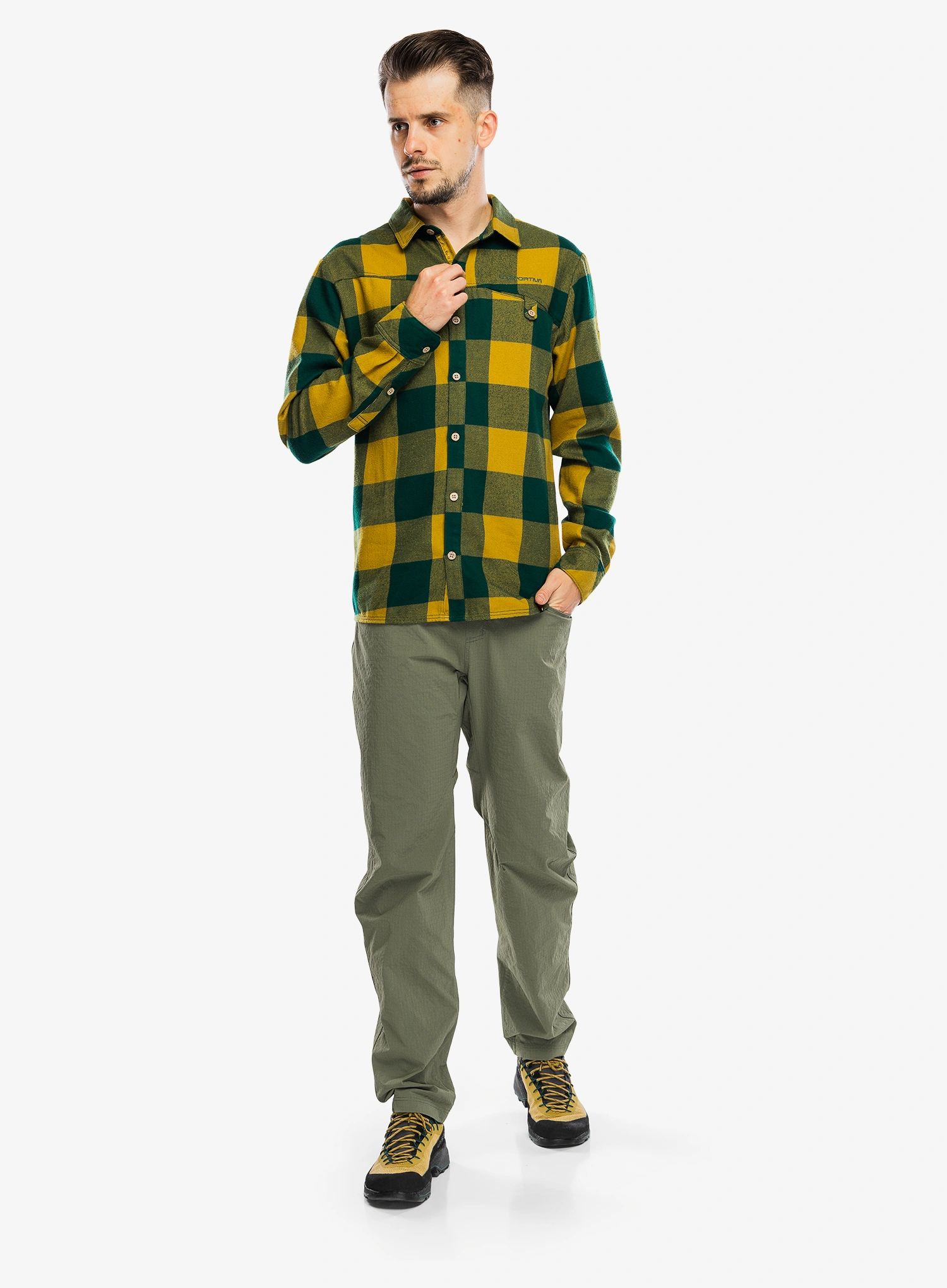 Planinarska košulja La Sportiva Rambler Flannel Shirt - jungle