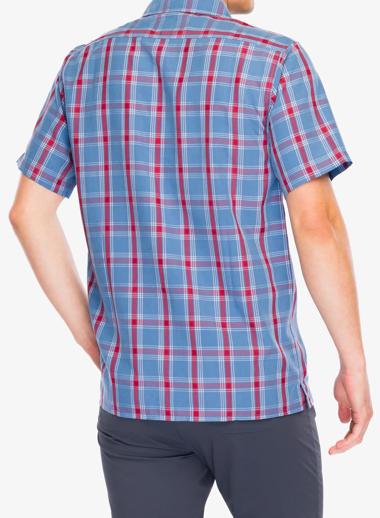 Planinarska košulja Marmot Eldridge Novelty Classic S/S - rain cloud oliver plaid