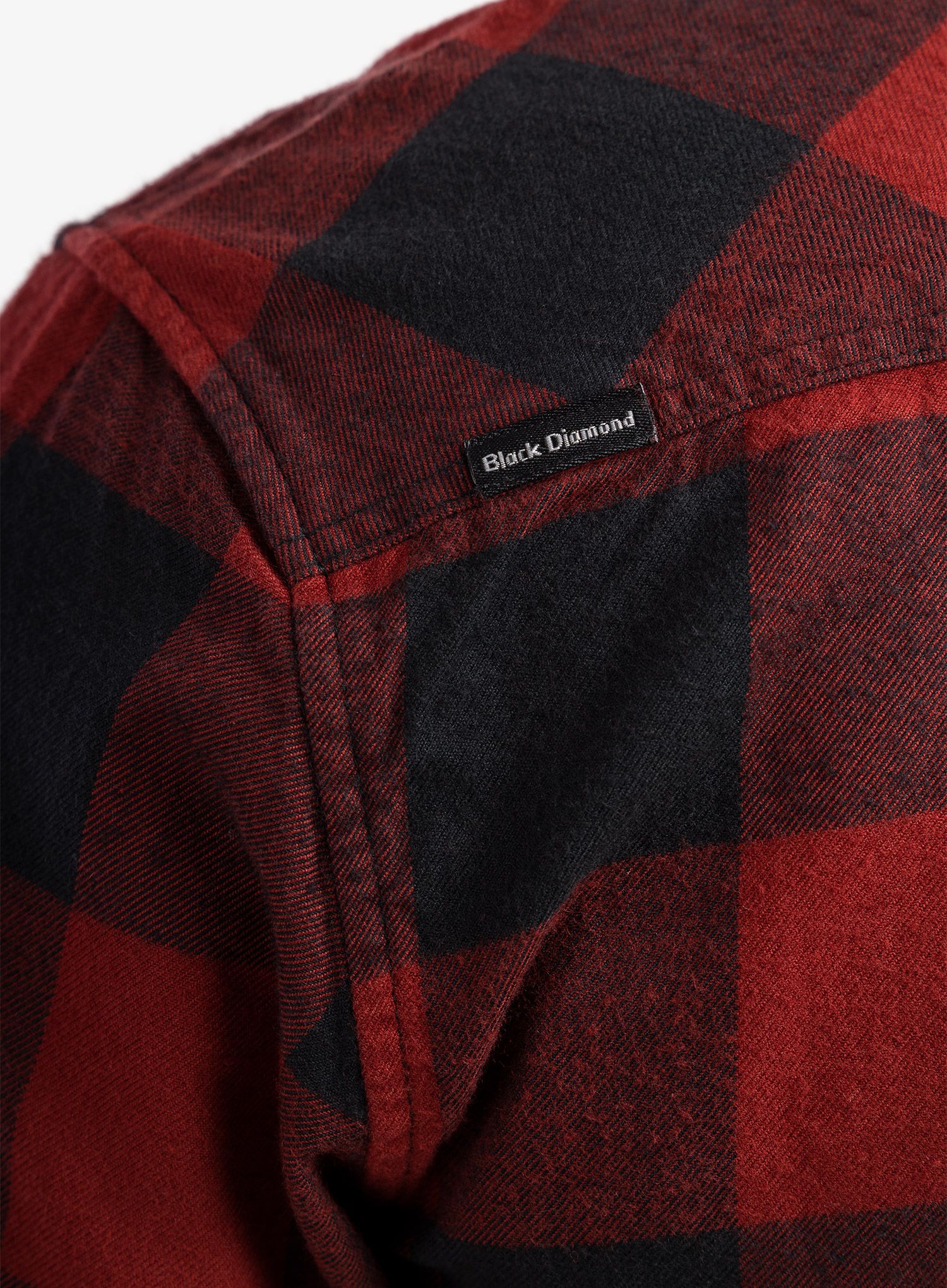 Planinarska košulja Black Diamond Zodiac LS Flannel Shirt - dark crimson/smoke plaid