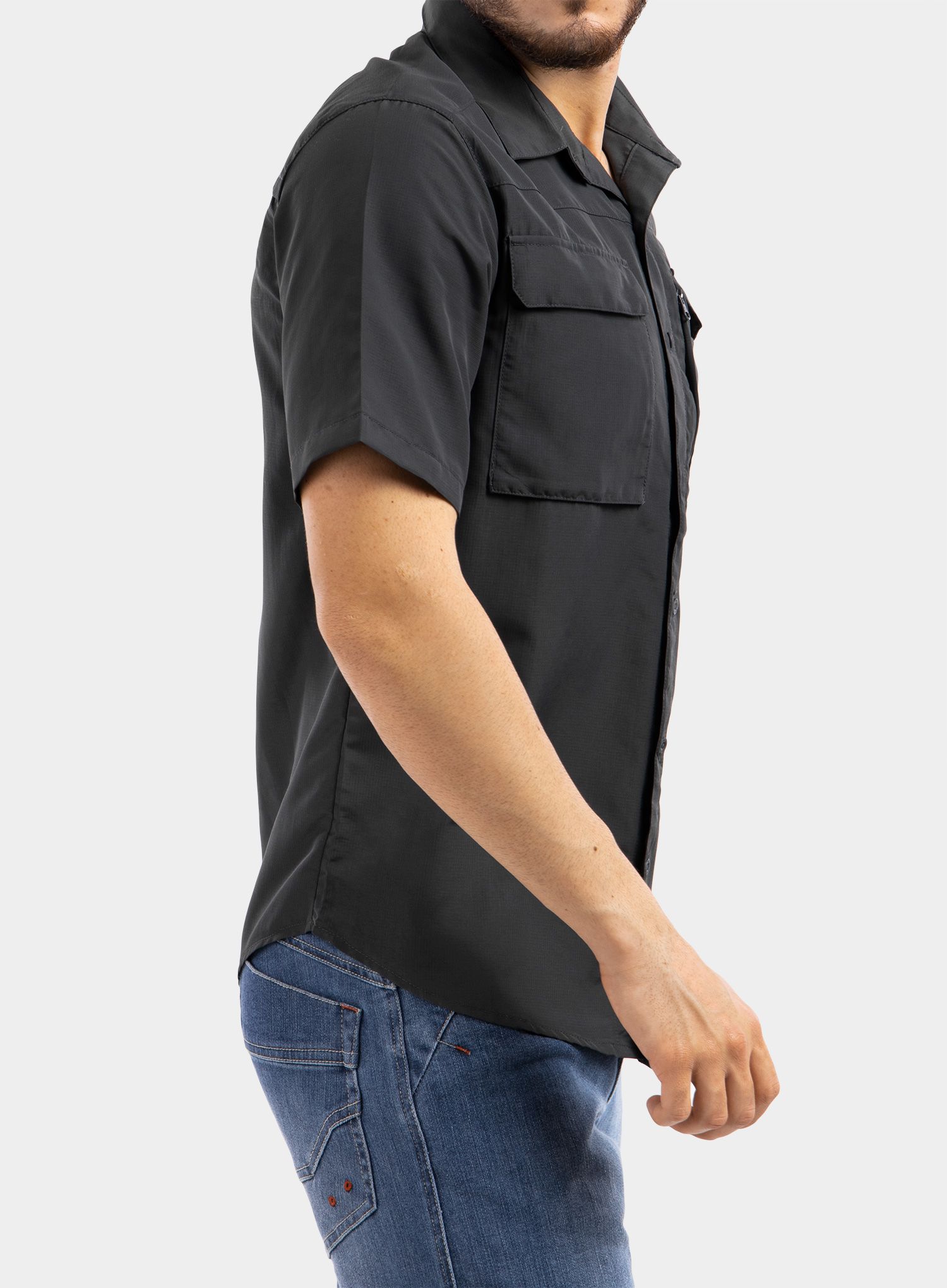 Planinarska košulja The North Face Sequoia Shirt S/S - asphalt gr