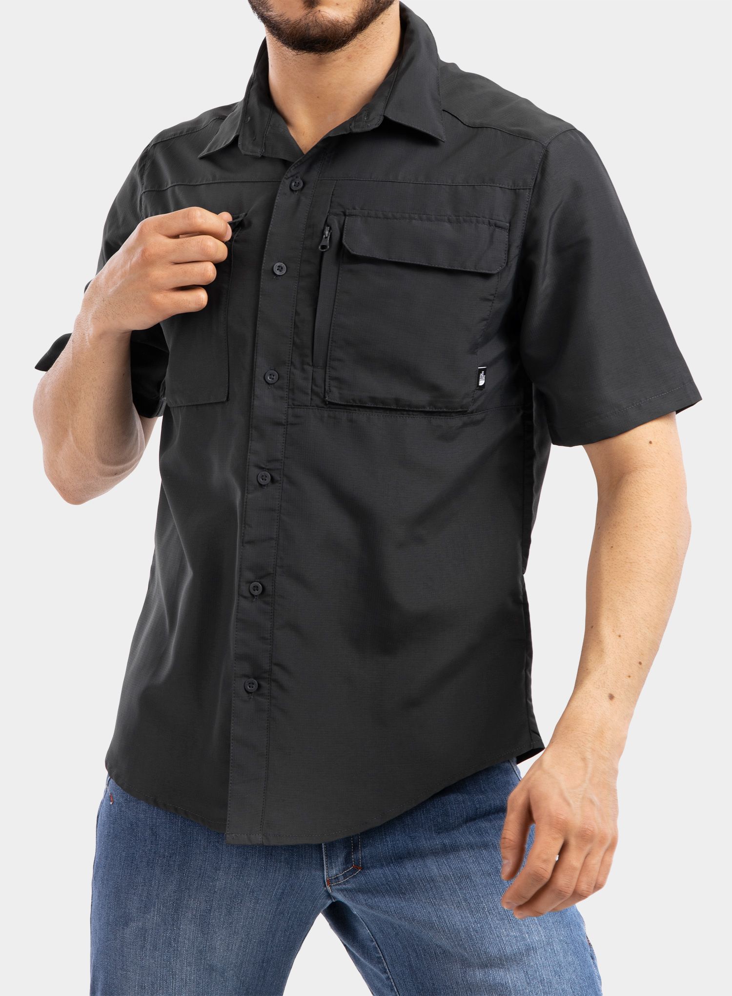 Planinarska košulja The North Face Sequoia Shirt S/S - asphalt gr