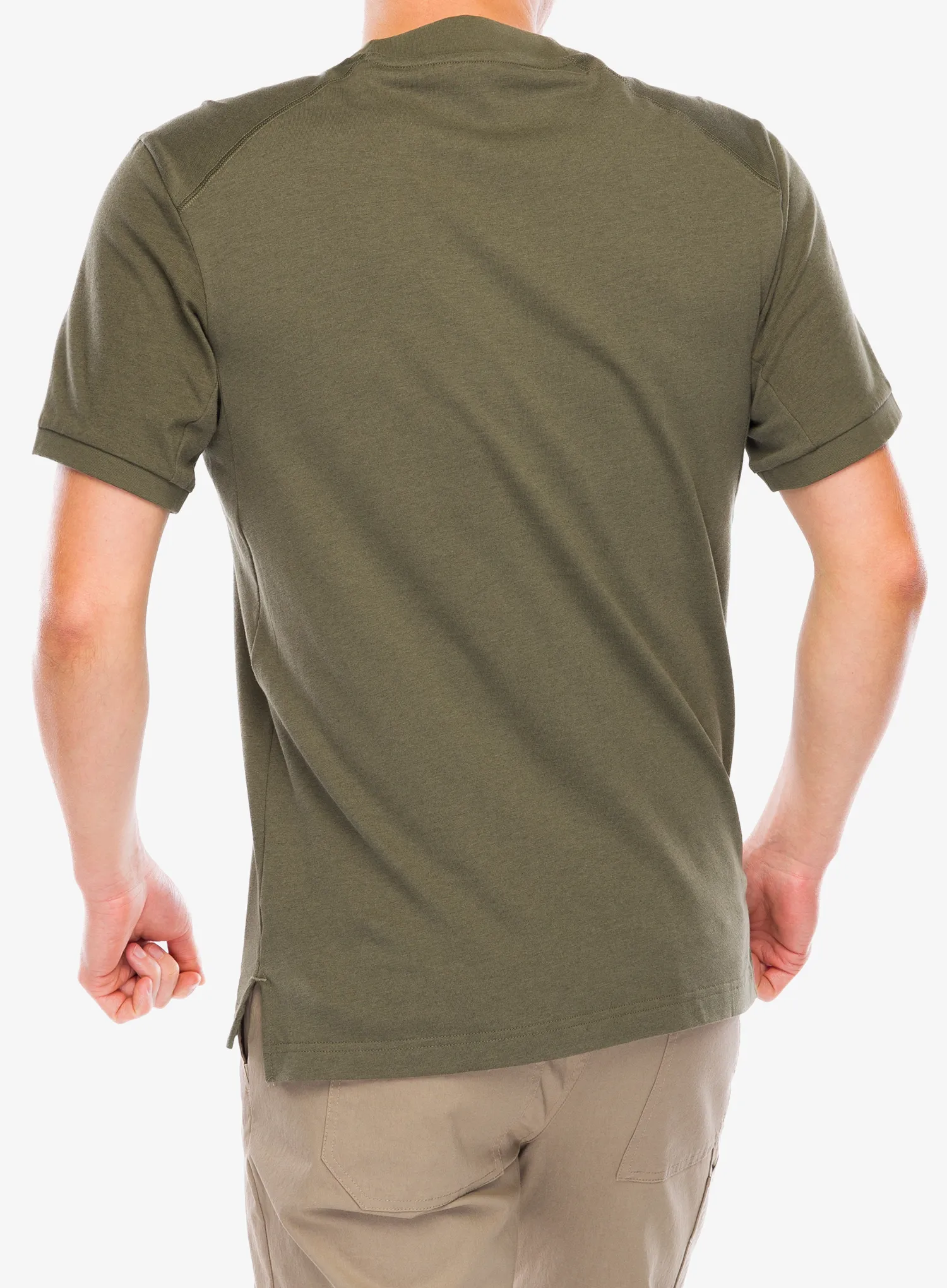 Pamučna majica adidas TERREX Xploric Logo SS Tee - olive strata