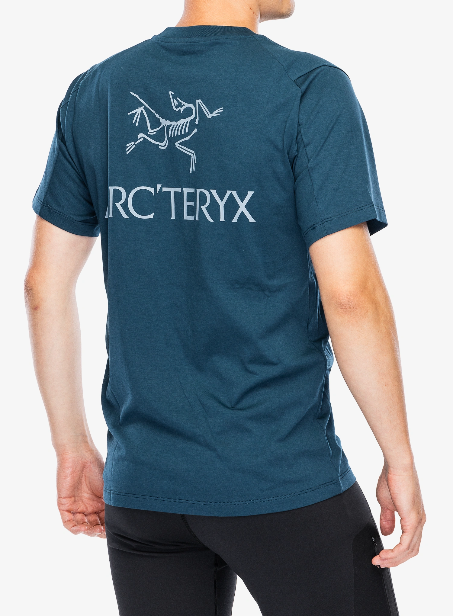 Pamučna majica Arcteryx Kragg SL Cotton Bird Word SS - nightscape/lt night