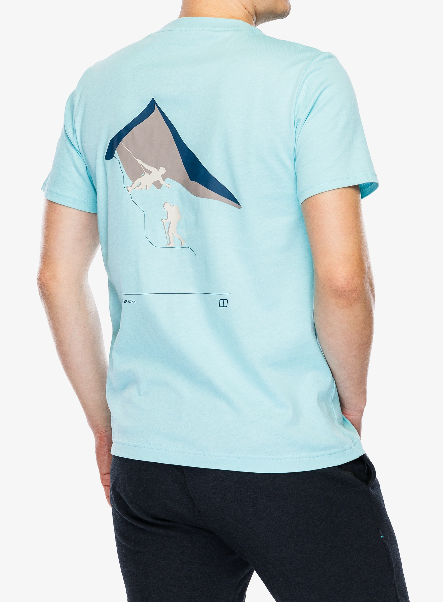 Pamučna majica Berghaus Grappled SS Tee - arctic