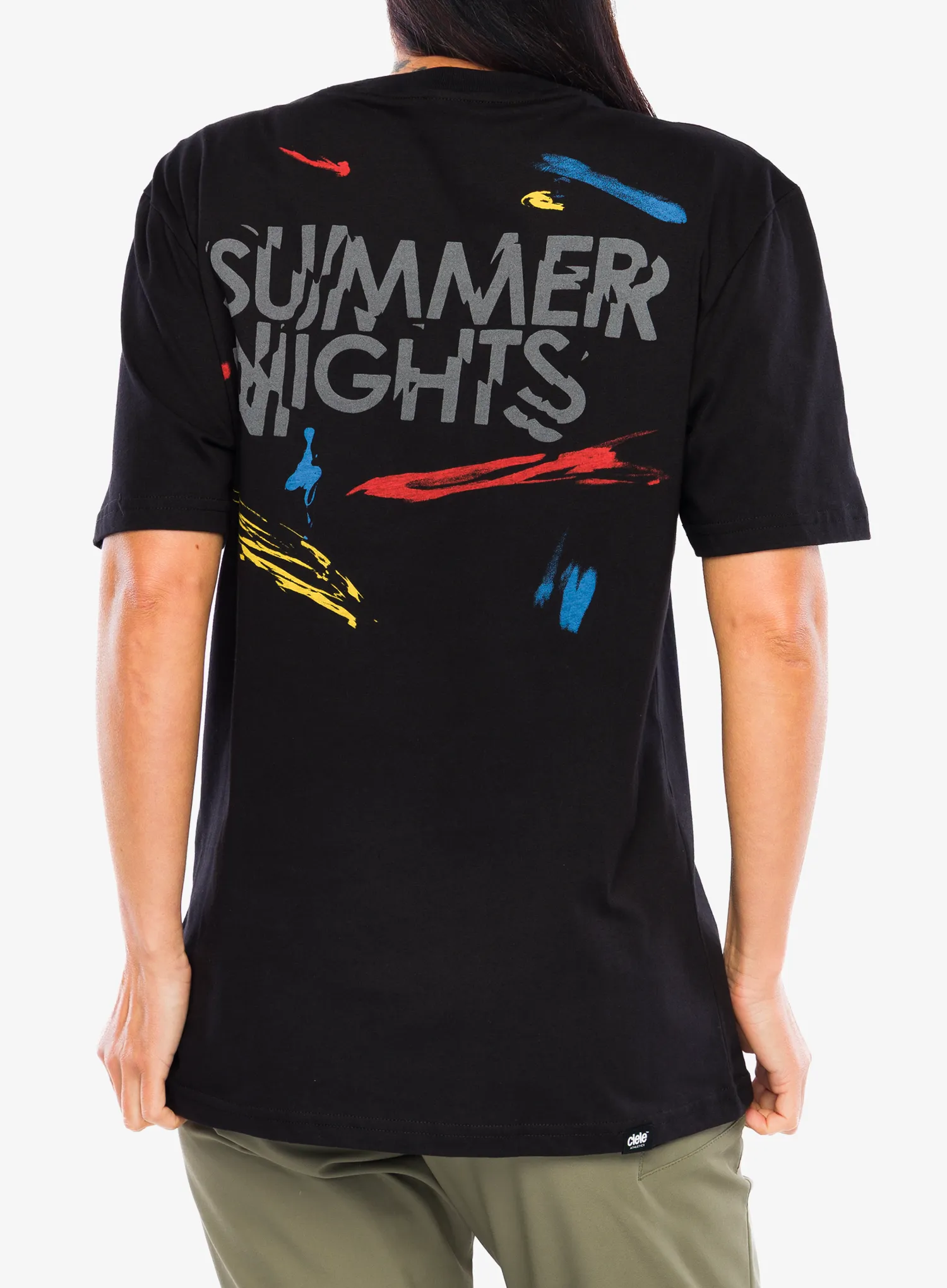 Pamučna majica Ciele U-Ort Shirt - summer nights/black