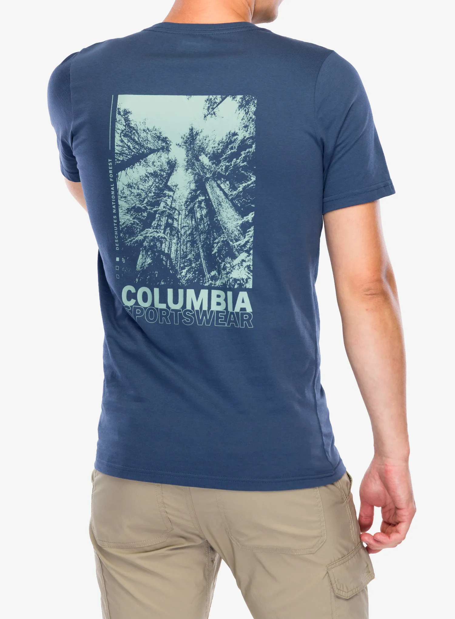Pamučna majica Columbia Rapid Ridge Back Graphic Tee II - dark mountain/amazing heights