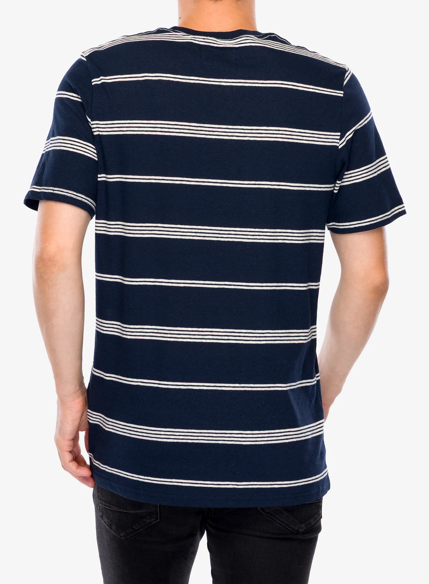 Pamučna majica Craghoppers Buffon Short Sleeved T-Shirt - blue navy stripe