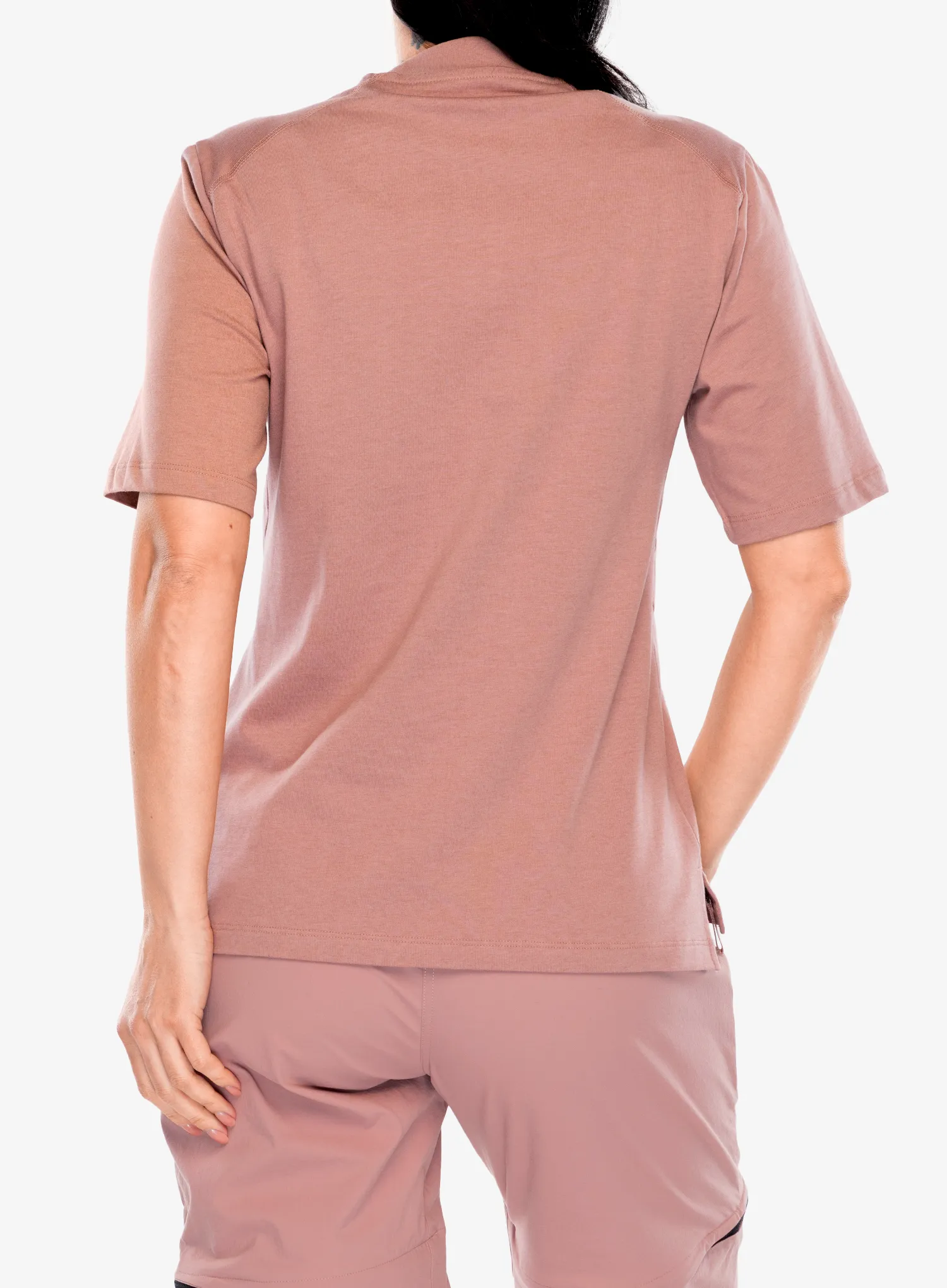 Ženska pamučna majica adidas TERREX Xploric Logo Short Sleeve - warm clay
