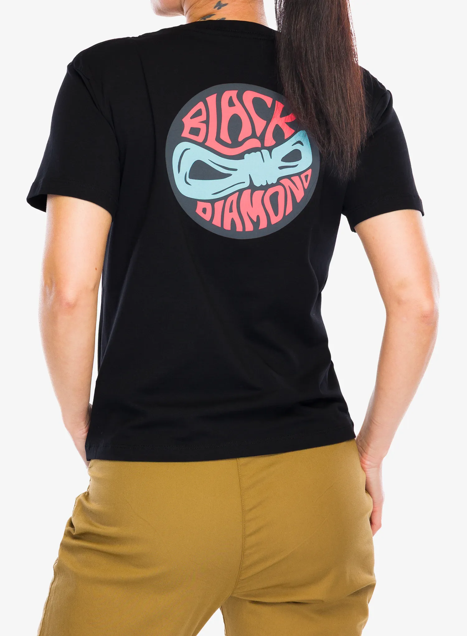 Ženska pamučna majica Black Diamond Rope Badge SS Tee - black