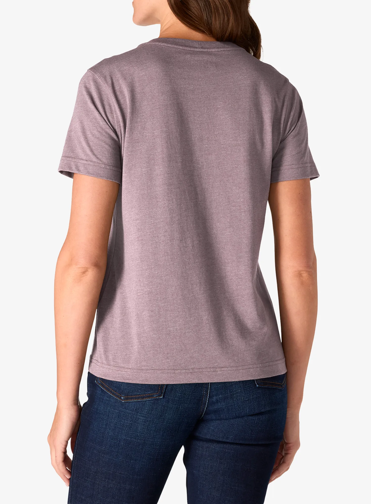 Ženska pamučna majica Carhartt Irvine Relaxed T-Shirt - ash berry heather