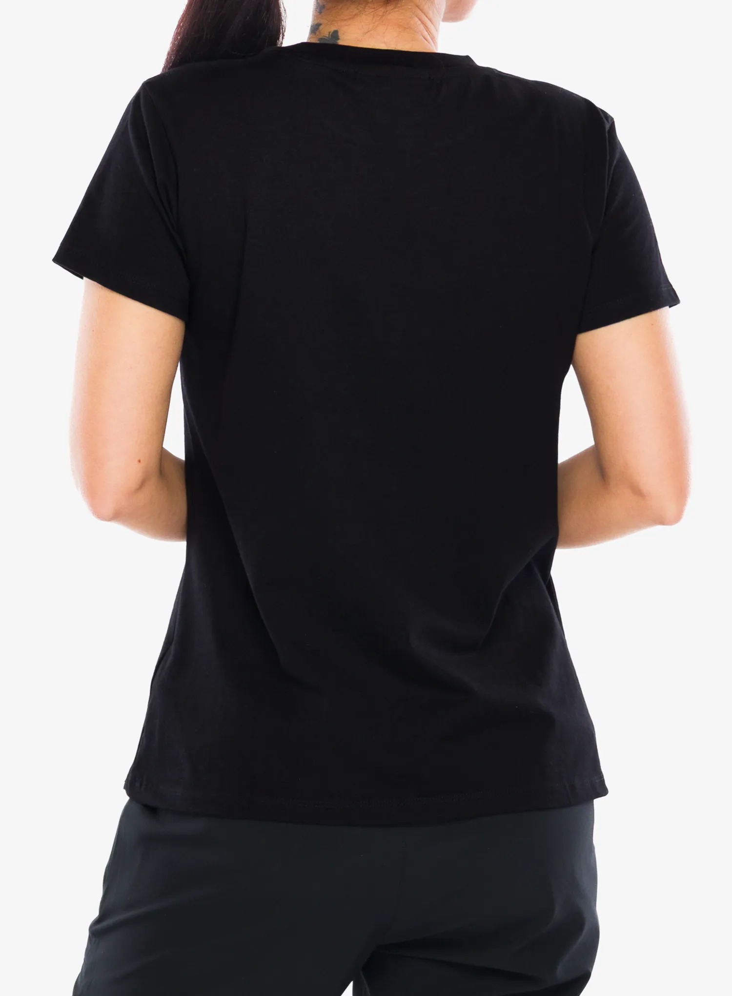 Ženska pamučna majica Didriksons Ingaro T-Shirt BBTO - black