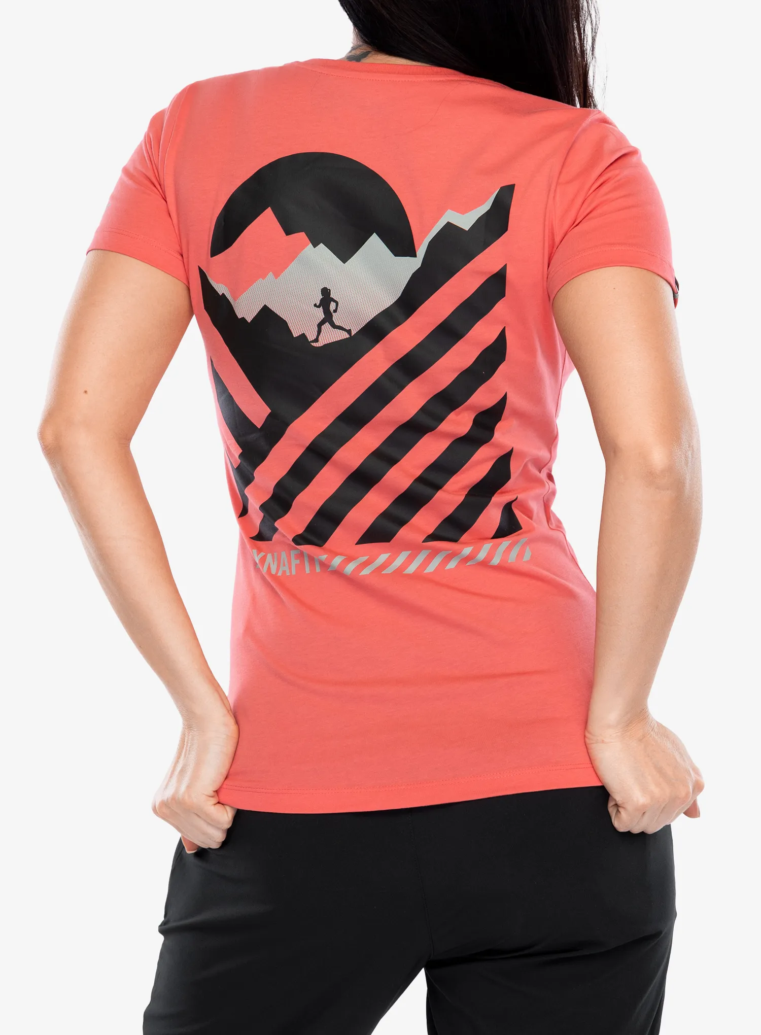 Ženska pamučna majica Dynafit 24/7 Graphic T-Shirt - cabana/striped elevation