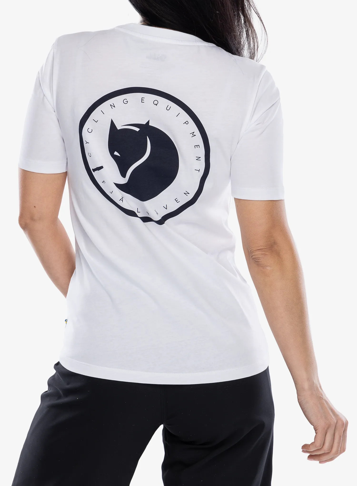 Ženska pamučna majica Fjallraven Hoja T-shirt - white