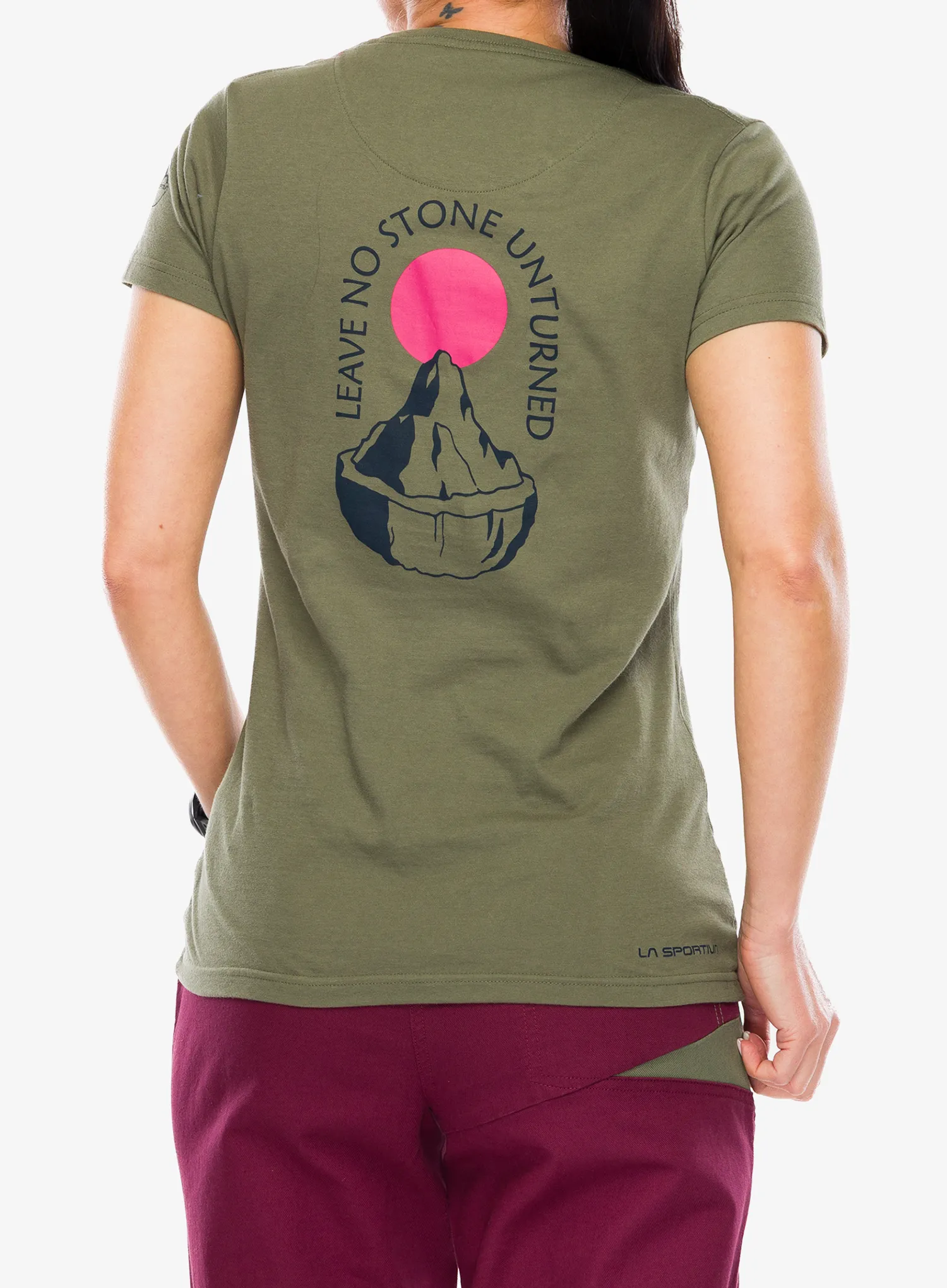 Ženska pamučna majica La Sportiva Stone T-Shirt - cypress/night sky