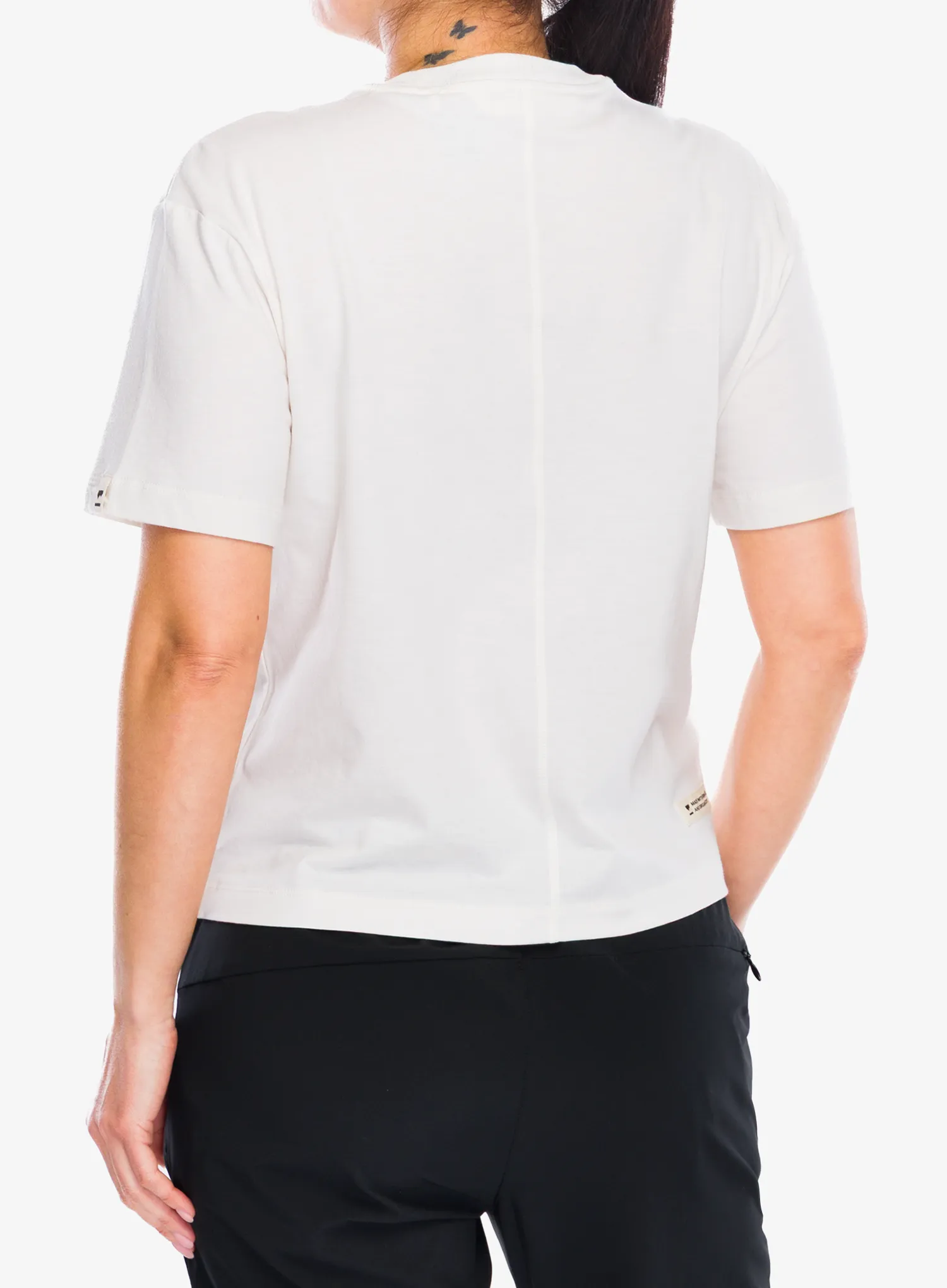 Ženska pamučna majica Mons Royale Yonder Merino Organic Cotton T-Shirt - white