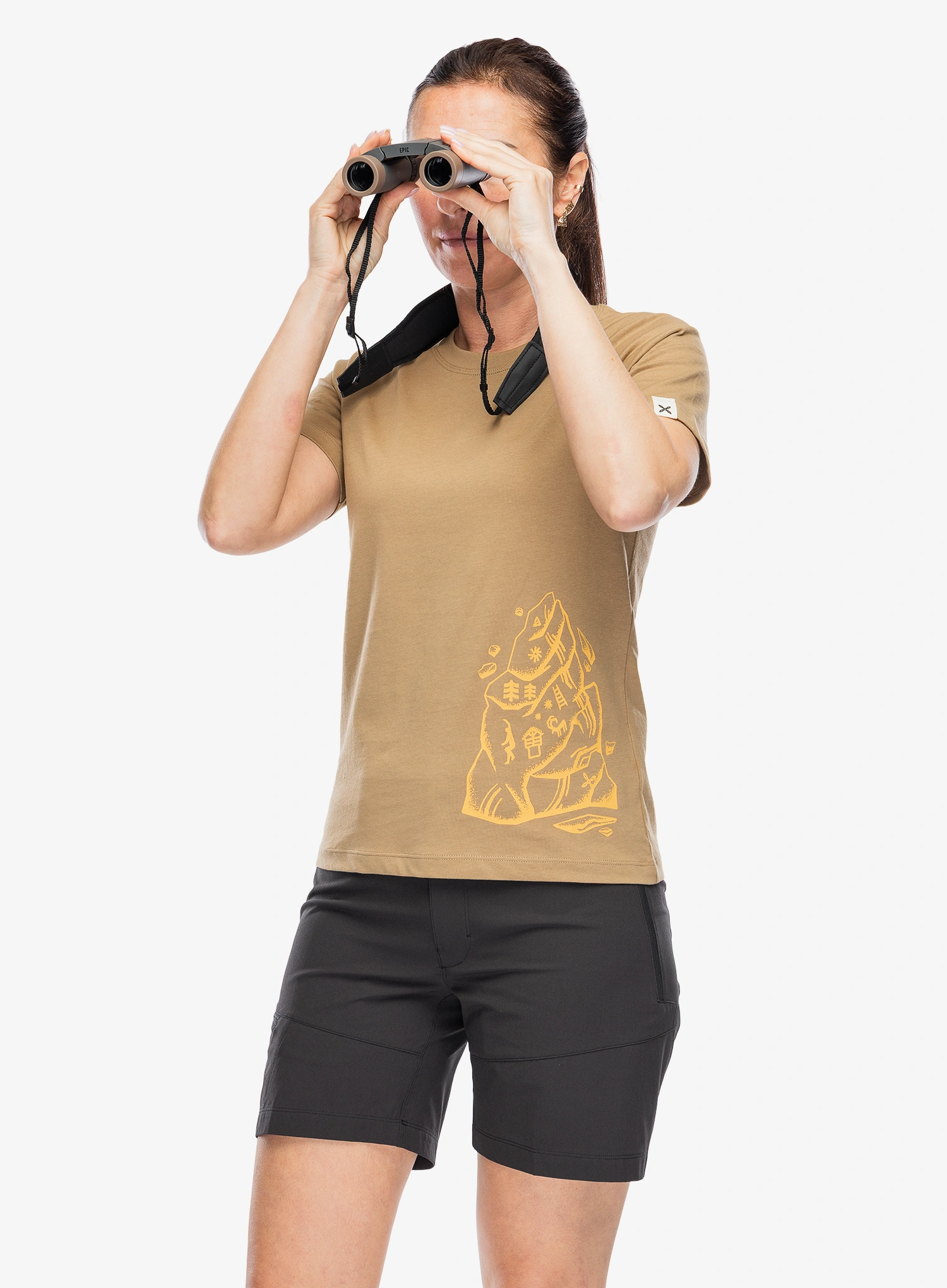 Ženska pamučna majica Montura Spire T-Shirt - beige desert 
