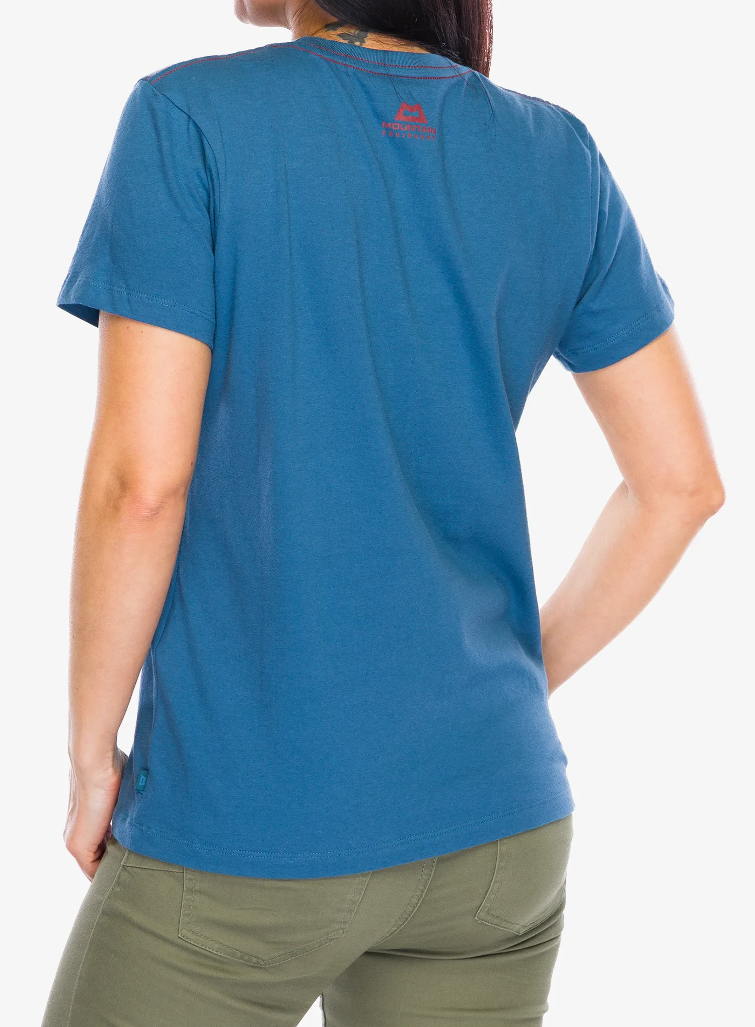 Ženska pamučna majica Mountain Equipment Alpenglow Tee - stellar blue