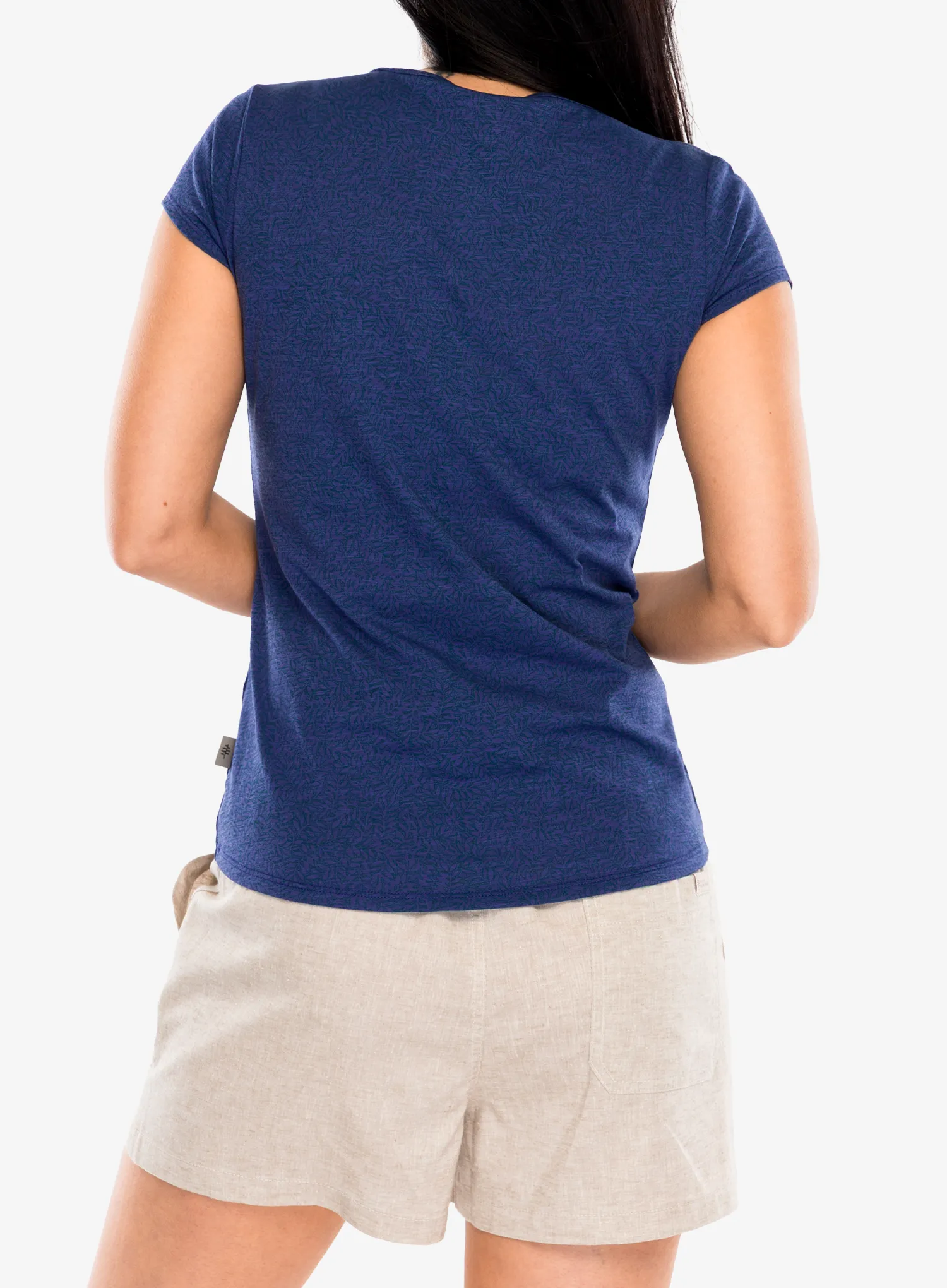 Ženska pamučna majica Royal Robbins Featherweight Slub Tee - future dusk nisene pt