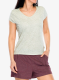 Ženska pamučna majica Royal Robbins Featherweight Slub Tee - sage leaf nisene pt