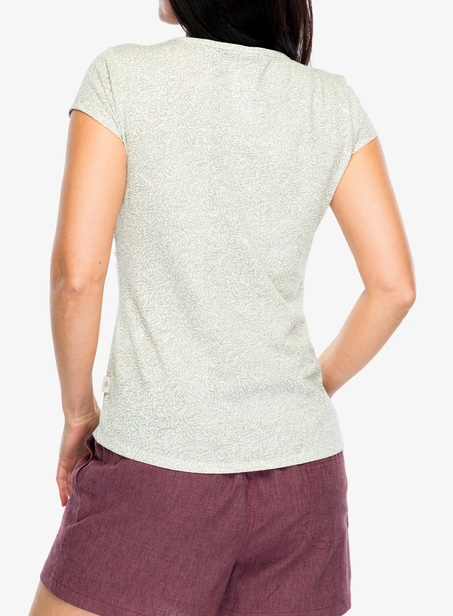 Ženska pamučna majica Royal Robbins Featherweight Slub Tee - sage leaf nisene pt