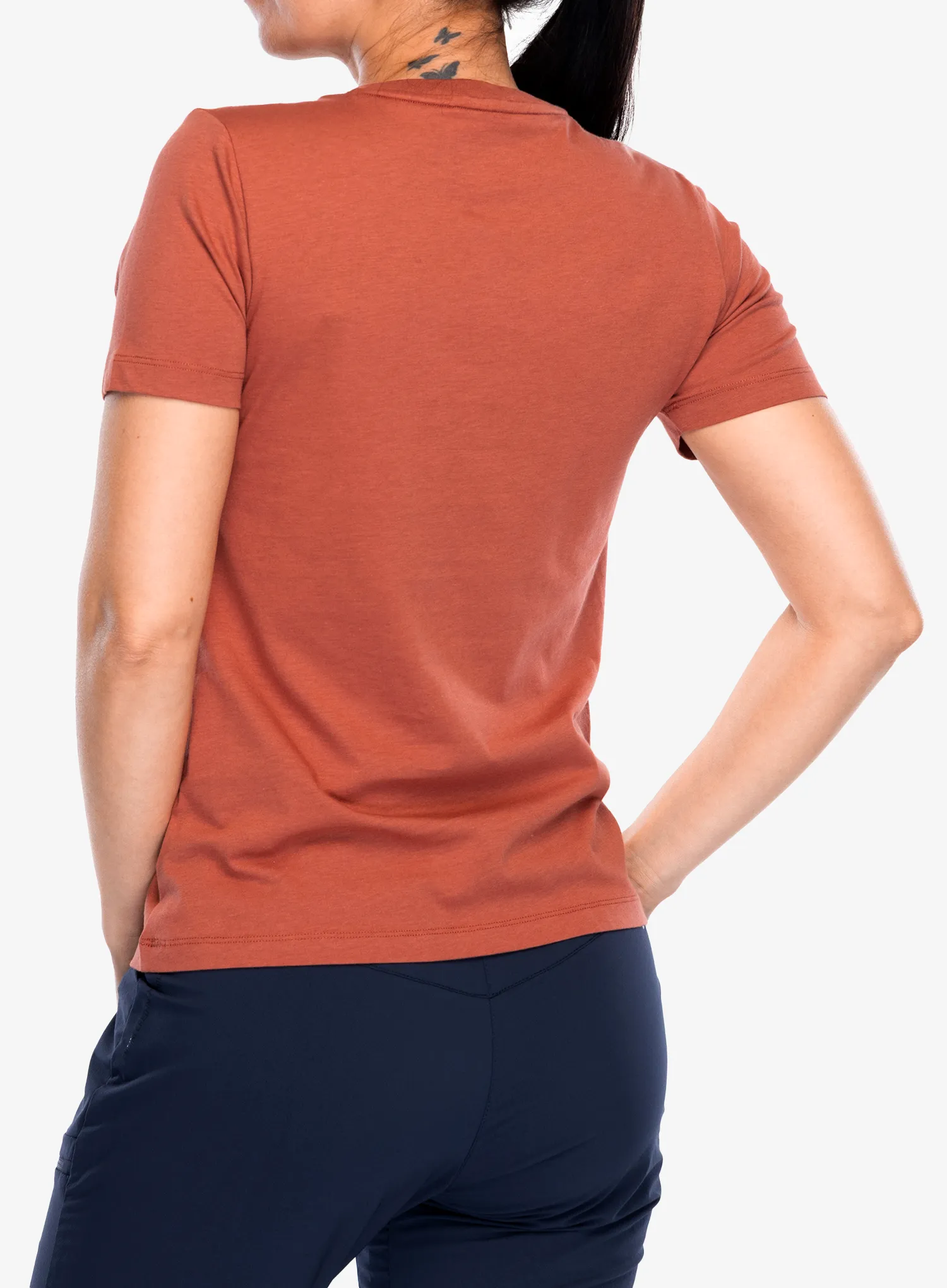 Ženska pamučna majica Salewa Eagle Logo Patch T-Shirt - etruscan red