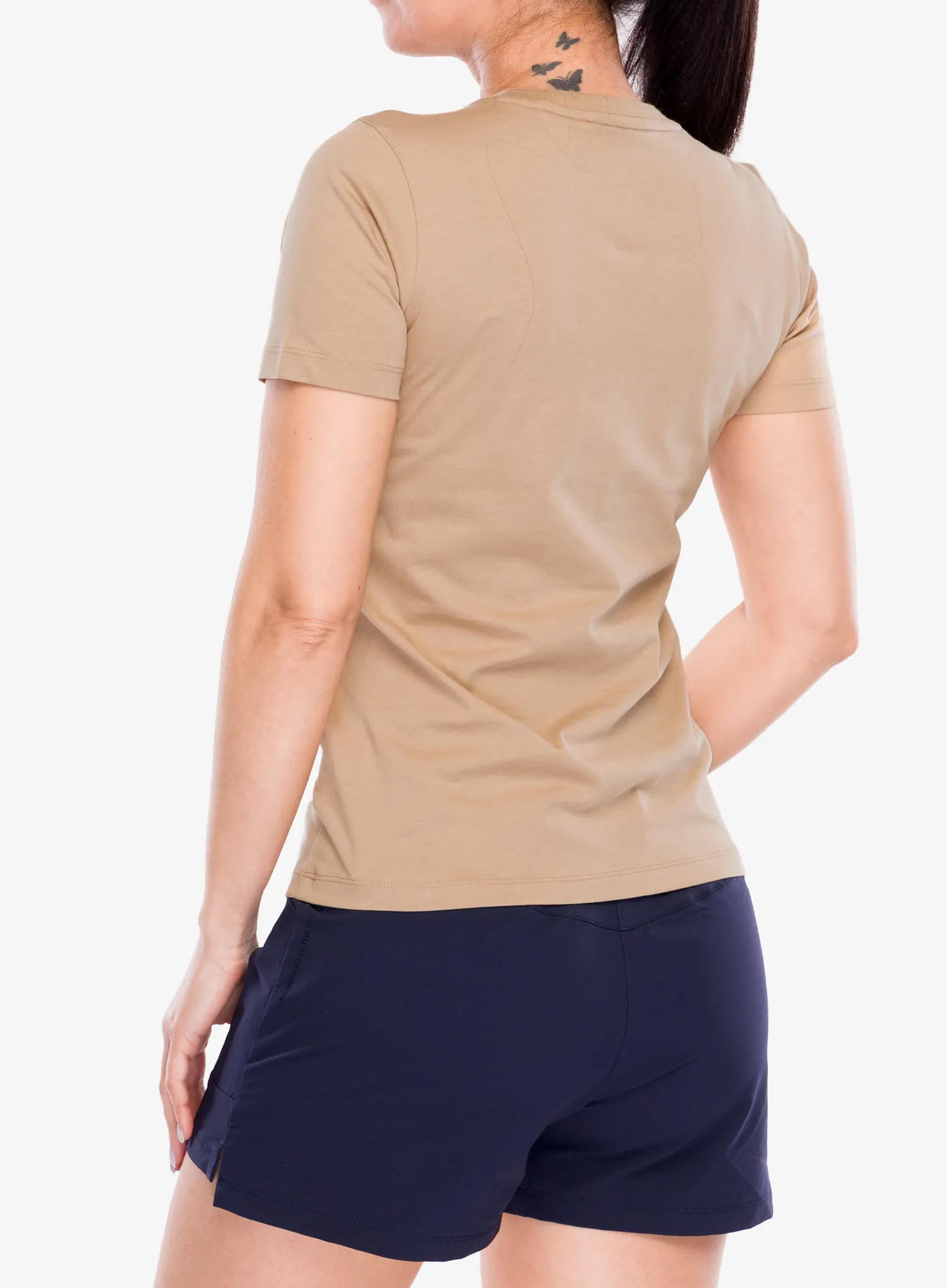 Ženska pamučna majica Salewa Eagle Logo Patch T-Shirt - quicksand