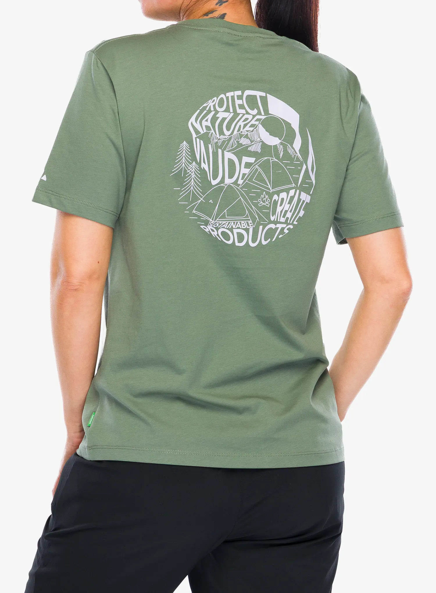 Ženska pamučna majica Vaude Spirit T-Shirt II - agave