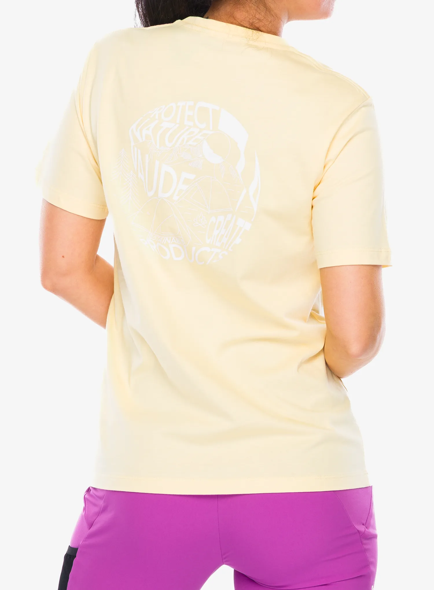 Ženska pamučna majica Vaude Spirit T-Shirt II - vanilla