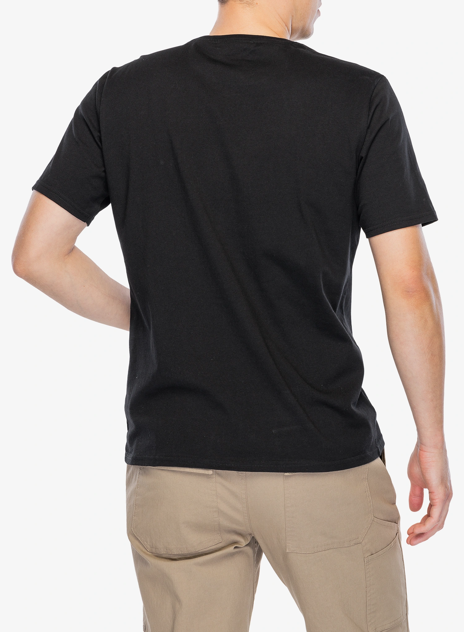 Pamučna majica Didriksons Harald T-Shirt Col - black