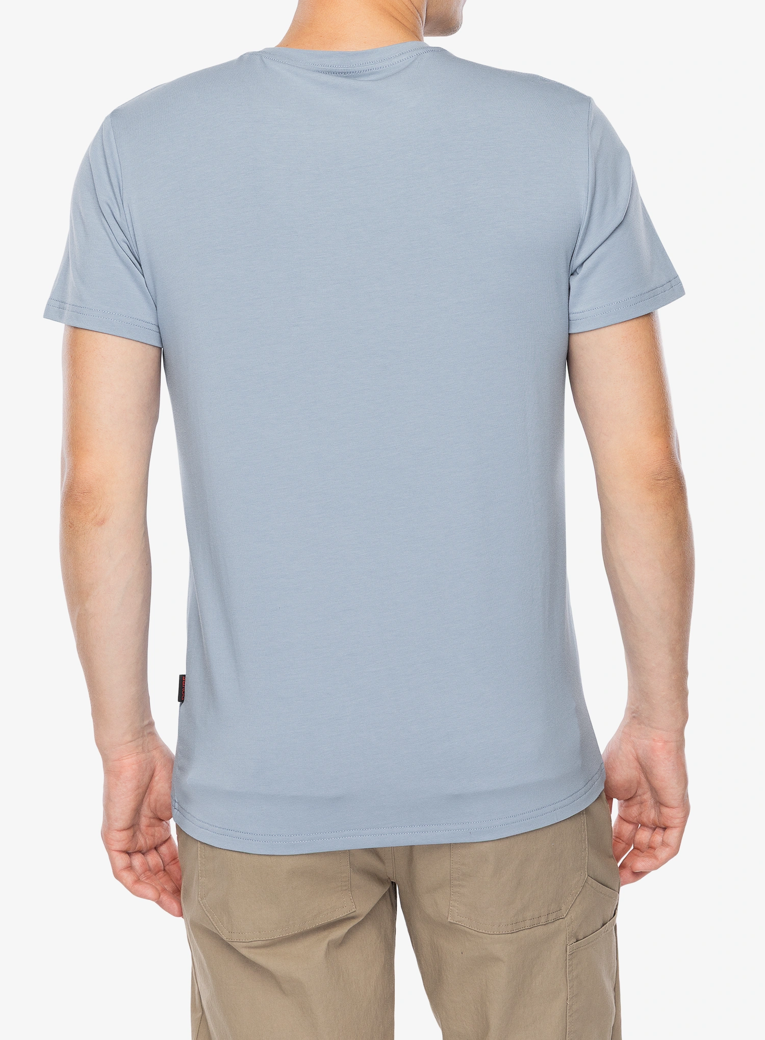 Pamučna majica Dovre O-neck Bamboo Viscose T-shirt - light blue
