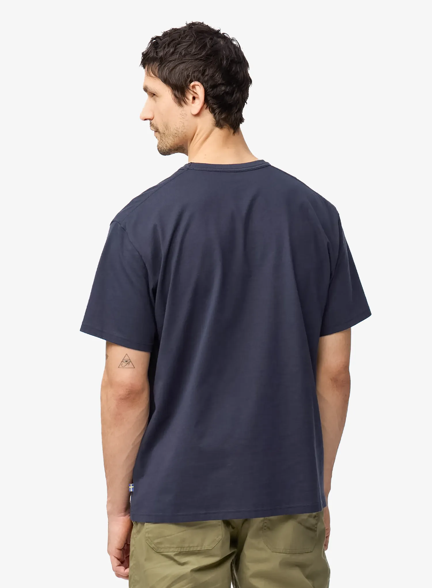 Pamučna majica Fjallraven Fjallraven Relaxed T-Shirt - dark navy