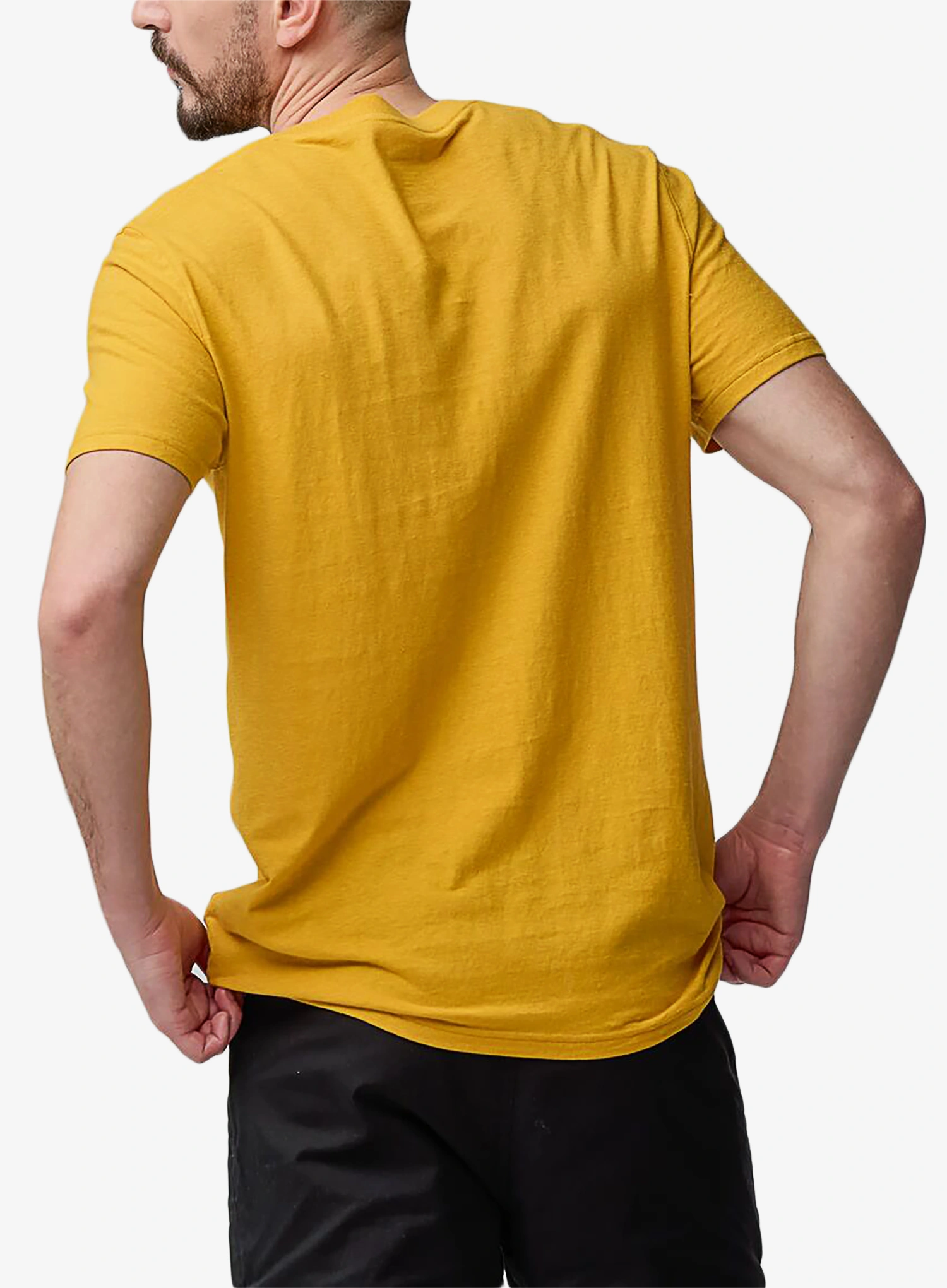 Pamučna majica Fjallraven Hemp Blend Out Here T-shirt - ochre