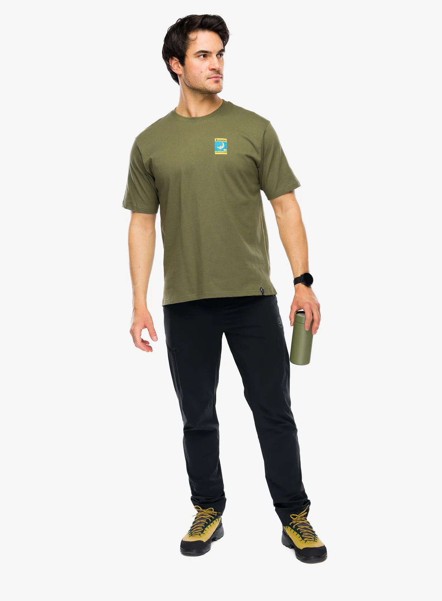Pamučna majica La Sportiva Moon Patch T-Shirt - cypress