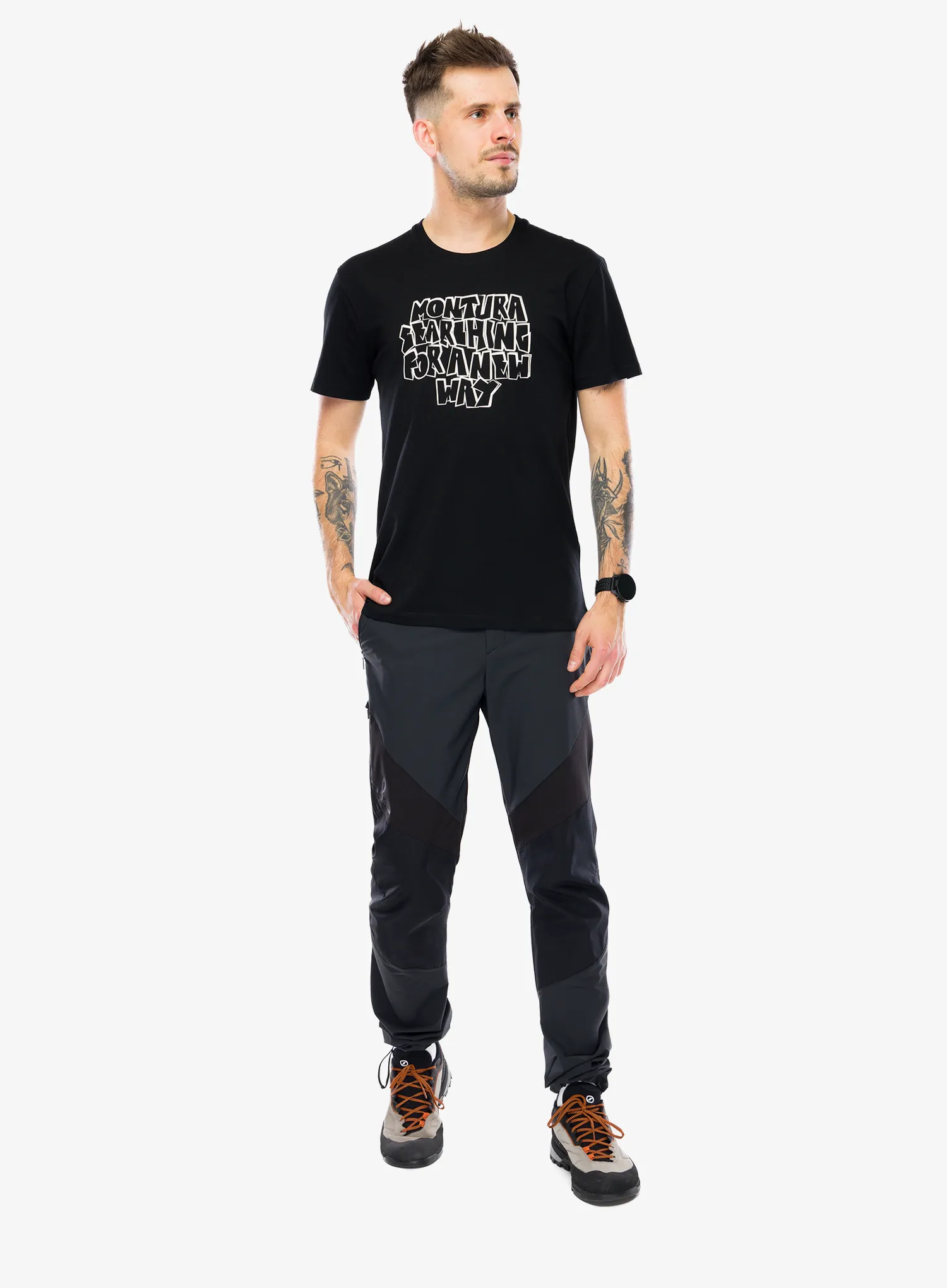 Pamučna majica Montura Knots T-Shirt - black
