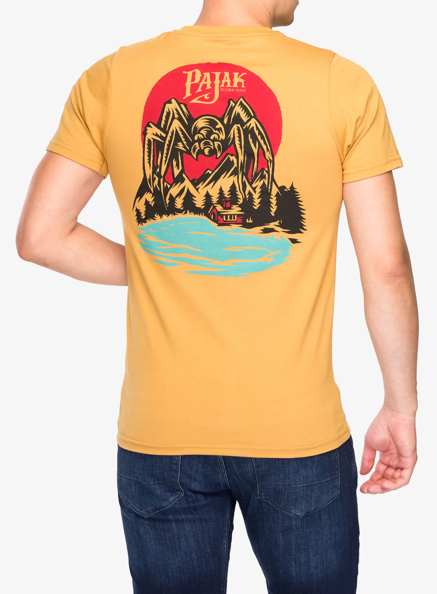 Pamučna majica Pajak x Swanski Spider T-Shirt - acorn